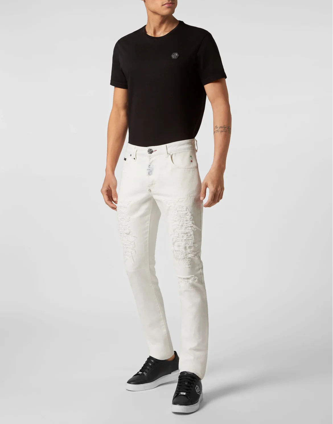 Denim Trousers Super Straight Cut Fit, цвет: Белый