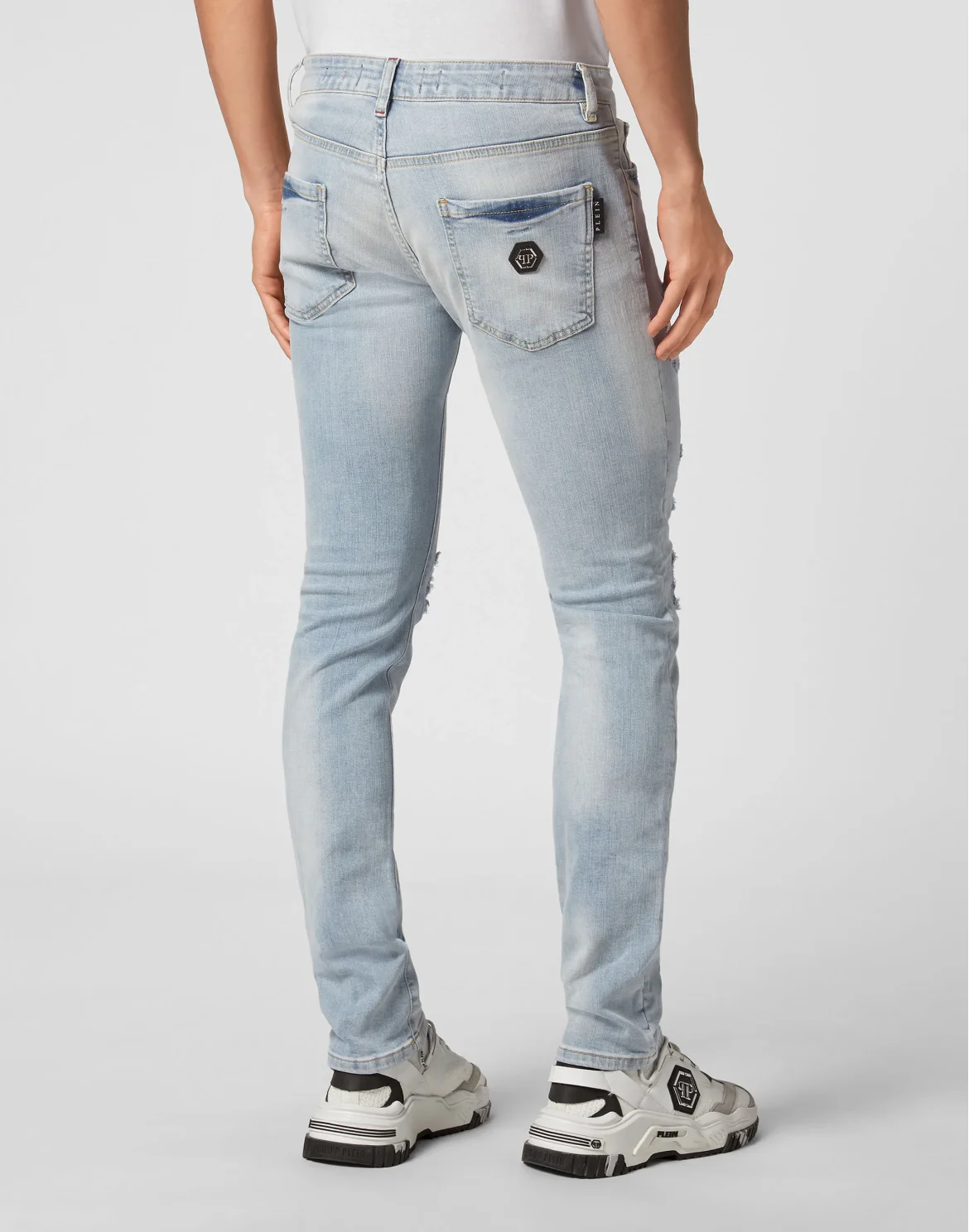 Denim Trousers Super Straight Cut Fit, цвет: Голубой