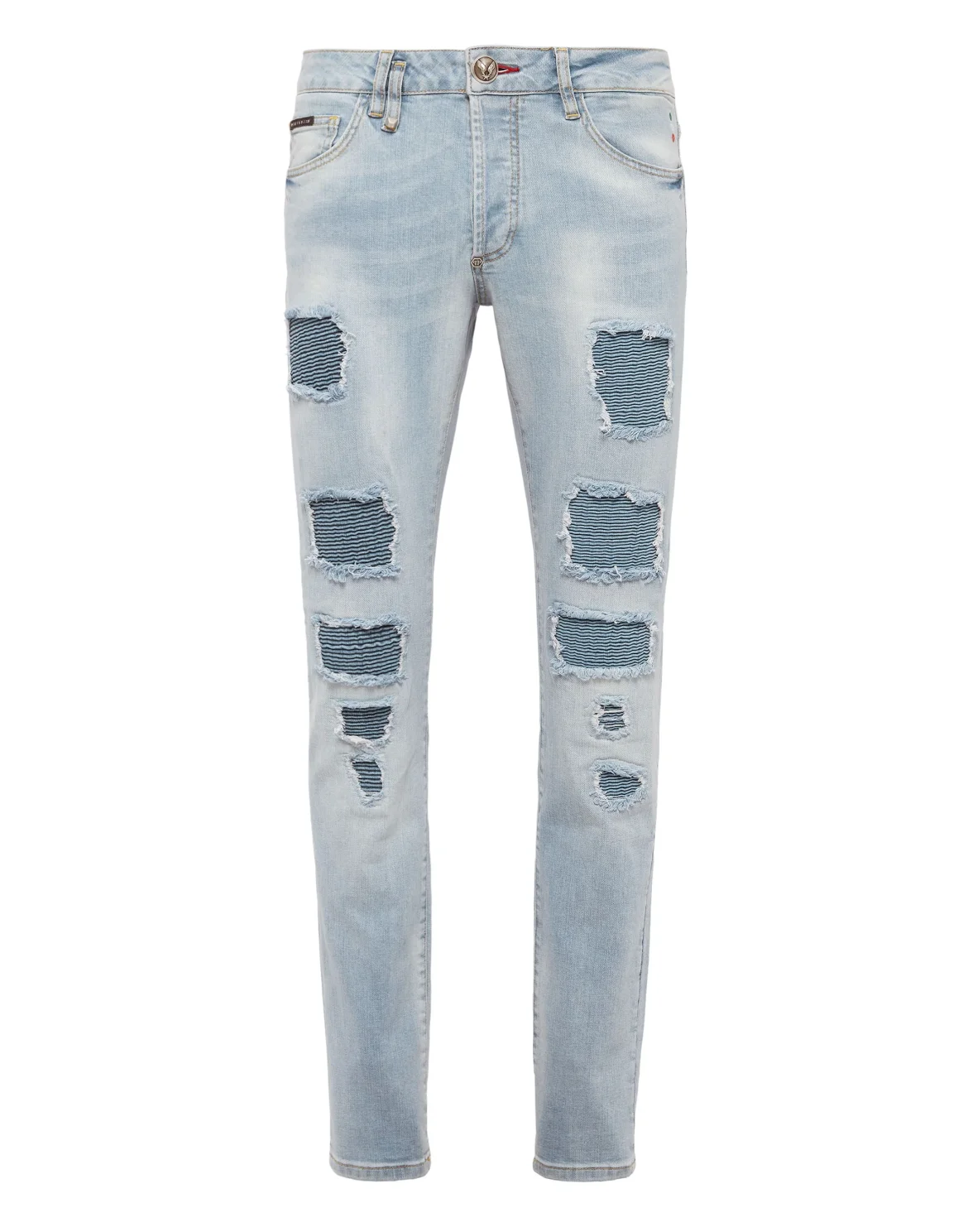 Denim Trousers Super Straight Cut Fit, цвет: Голубой