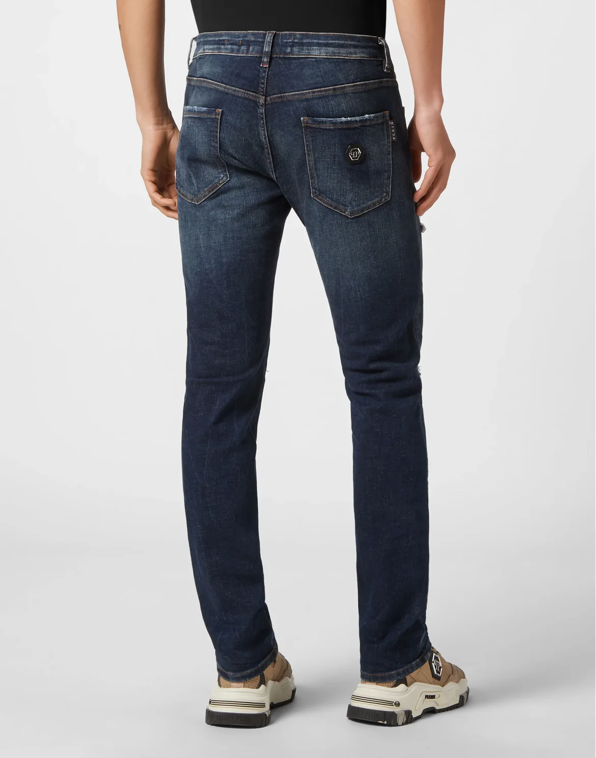 Denim Trousers Super Straight Cut Fit, цвет: Синий