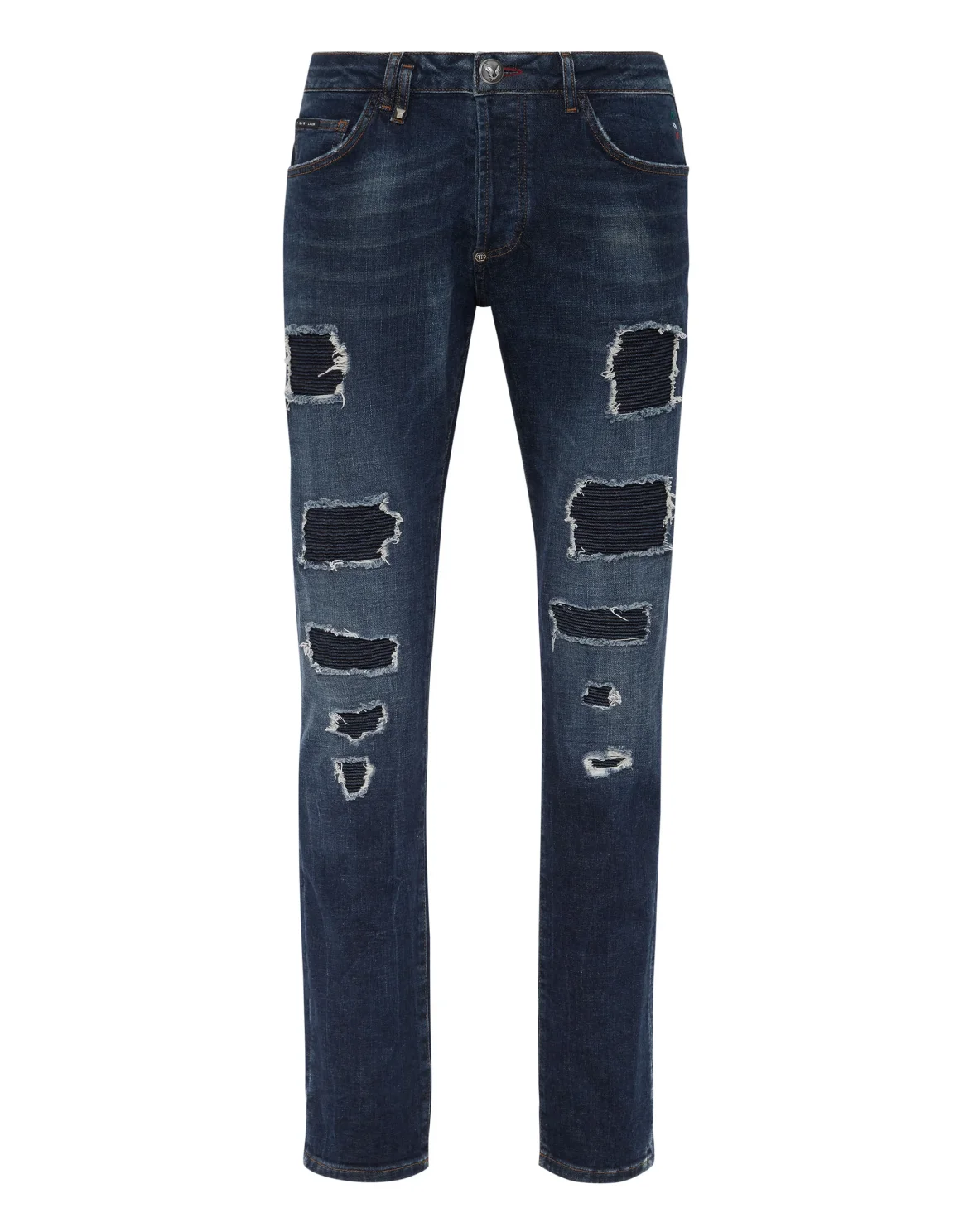 Denim Trousers Super Straight Cut Fit, цвет: Синий