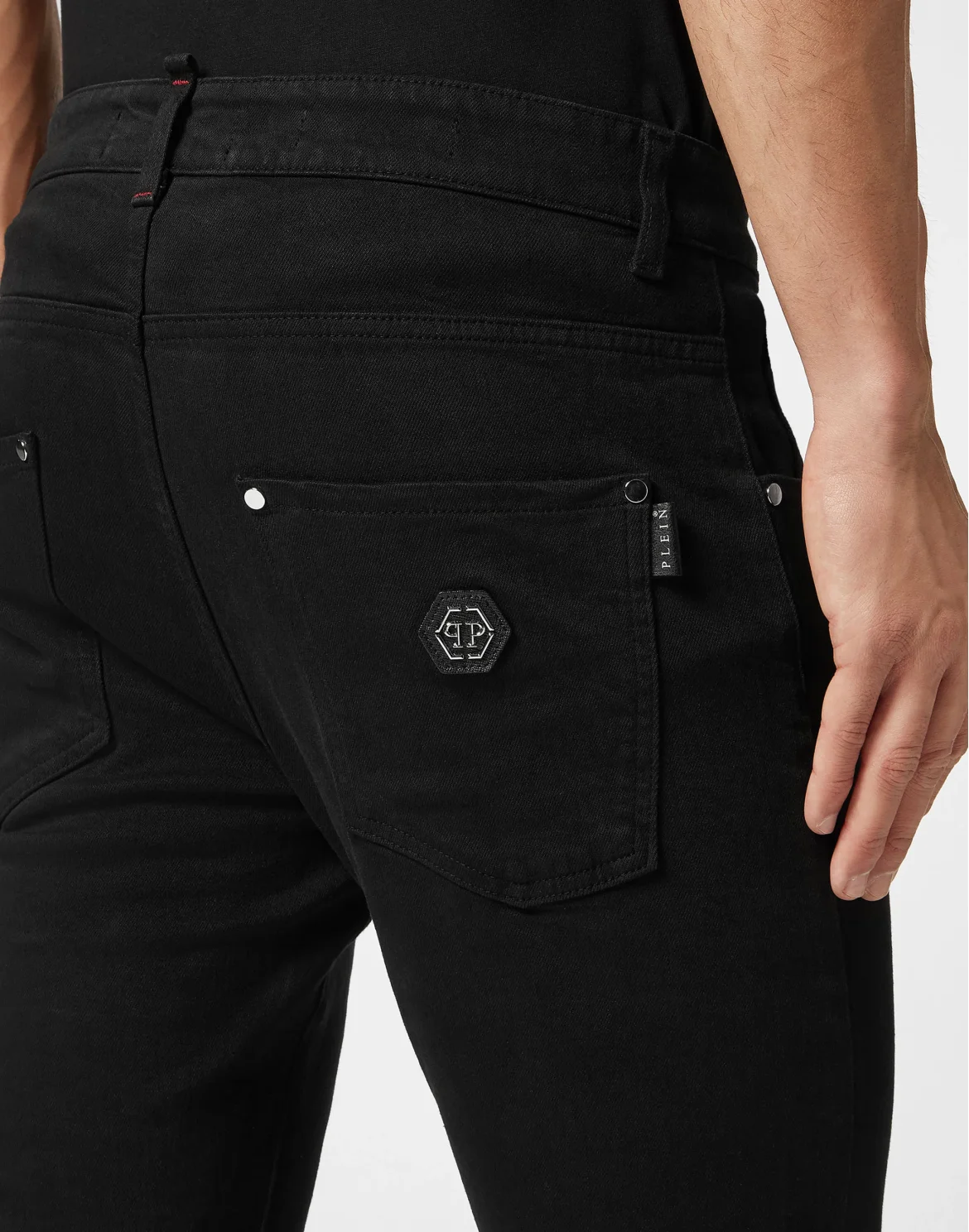Denim Trousers Skinny Fit, цвет: Черный