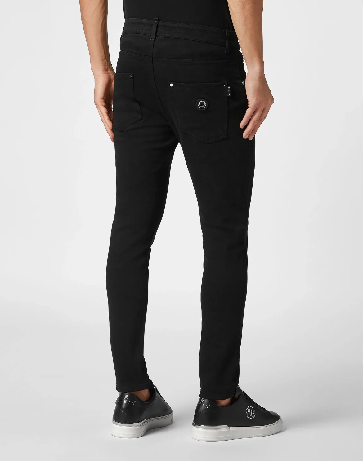 Denim Trousers Skinny Fit, цвет: Черный