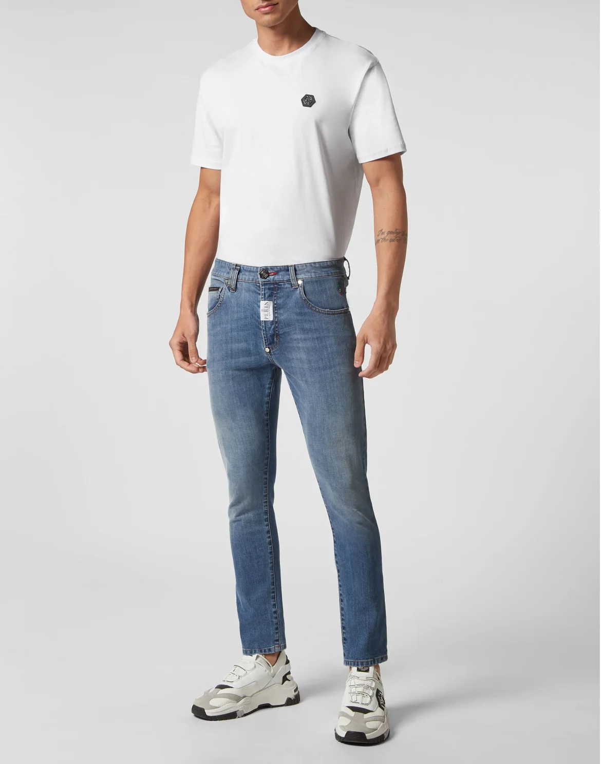 Denim Trousers Skinny Fit, цвет: Синий