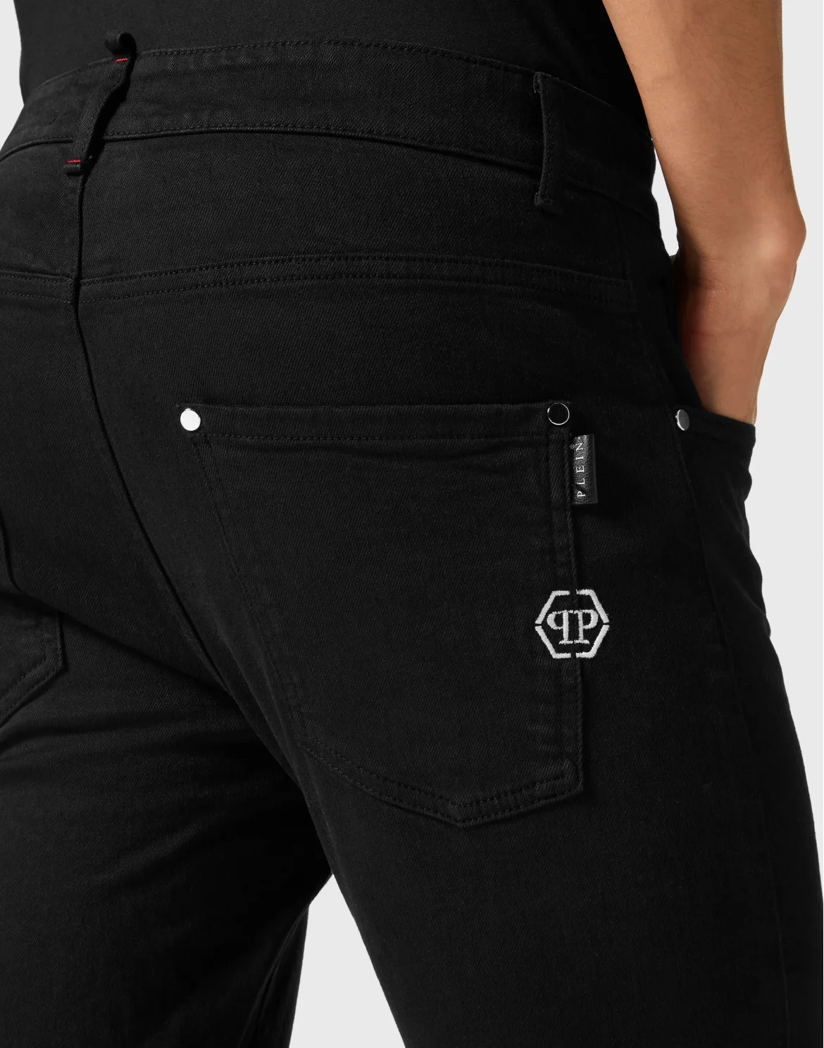 Denim Trousers Skinny Fit, цвет: Черный