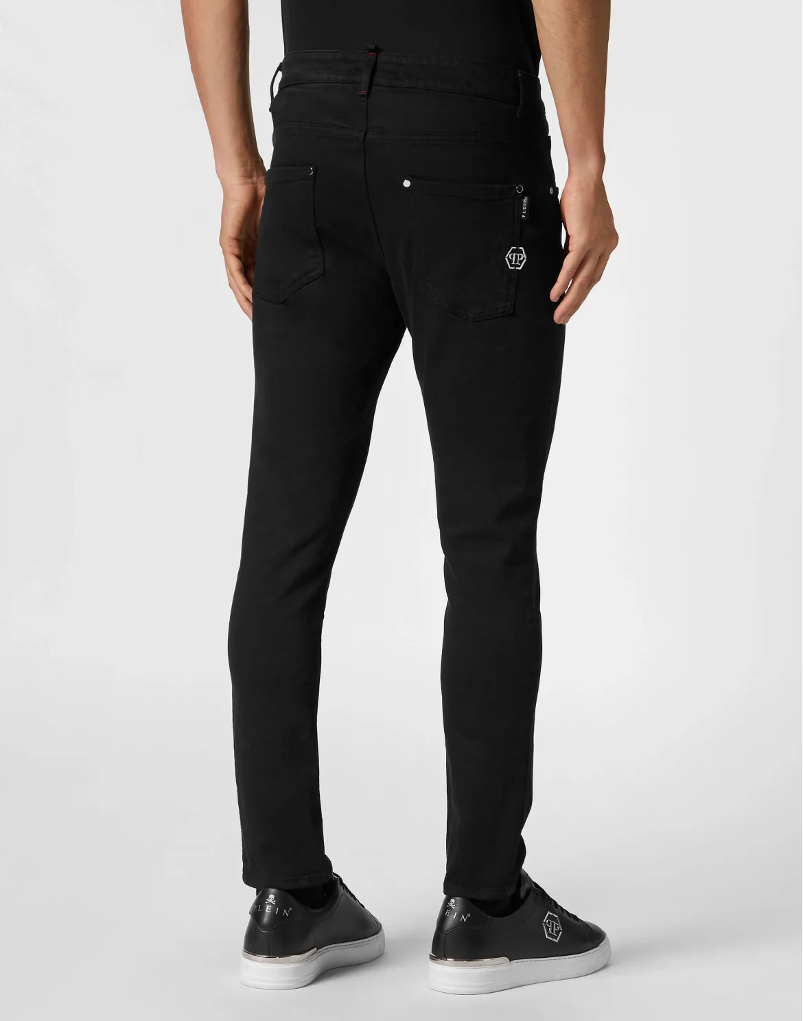 Denim Trousers Skinny Fit, цвет: Черный