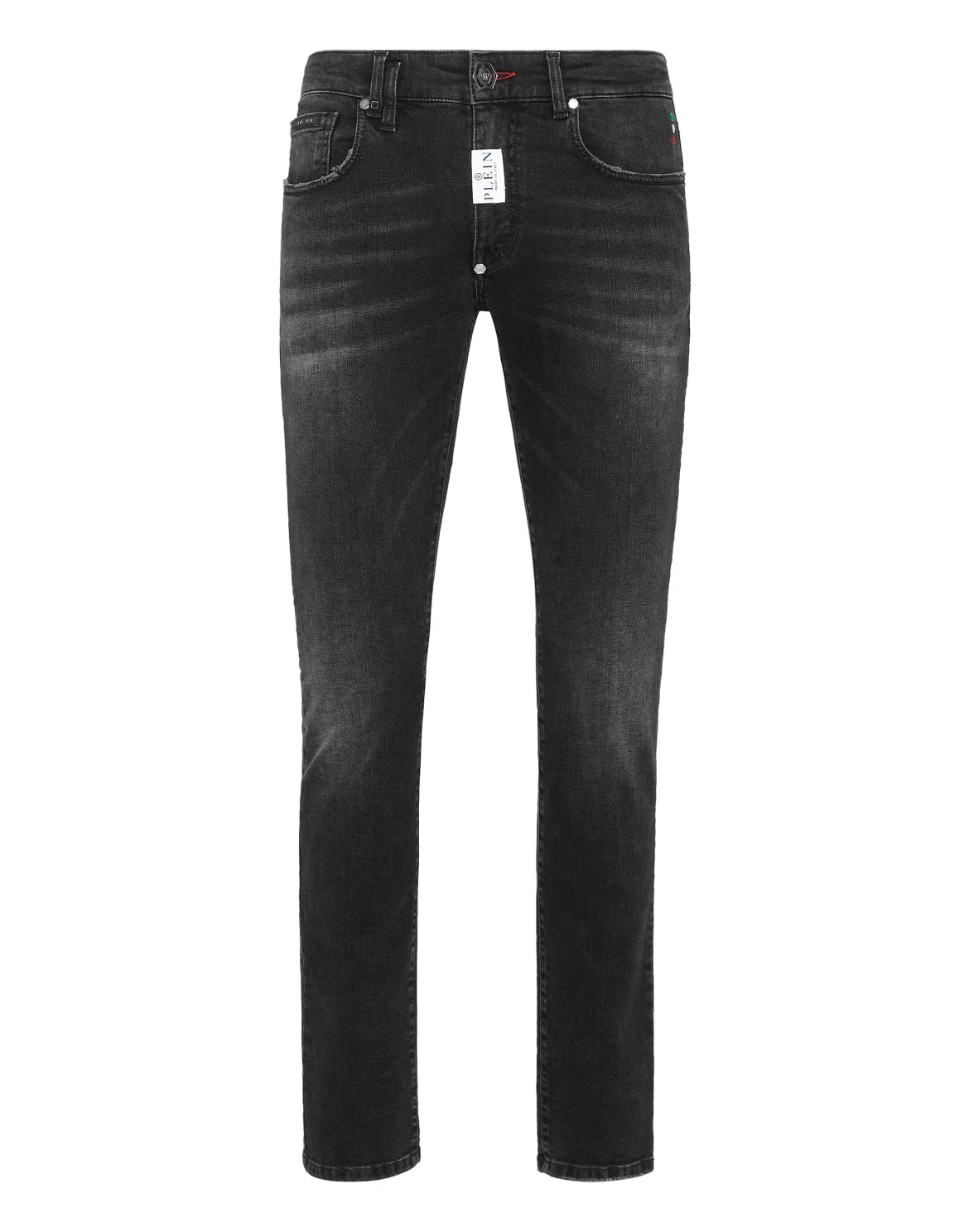 Denim Trousers Super Fit, цвет: Черный