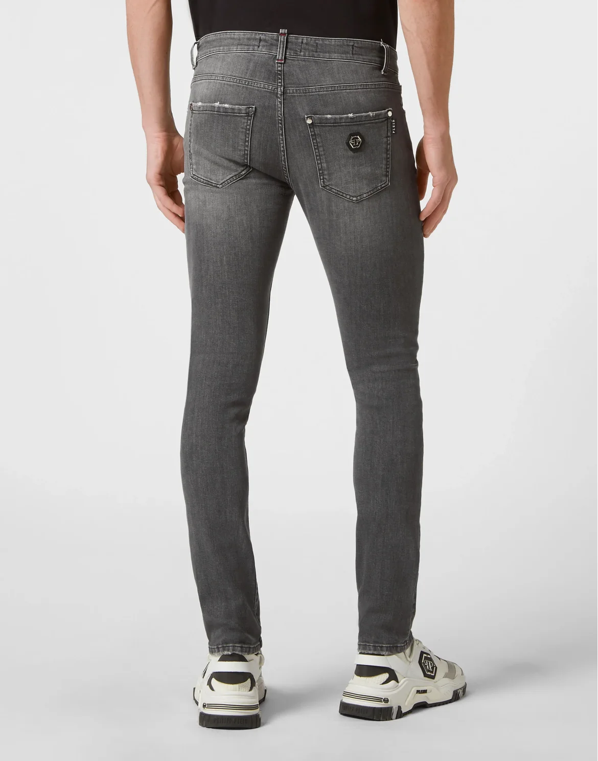 Denim Trousers Super Fit, цвет: Серый