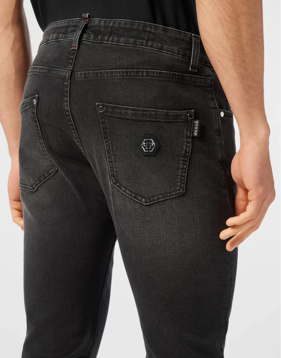 Denim Trousers Super Straight Cut, цвет: Черный