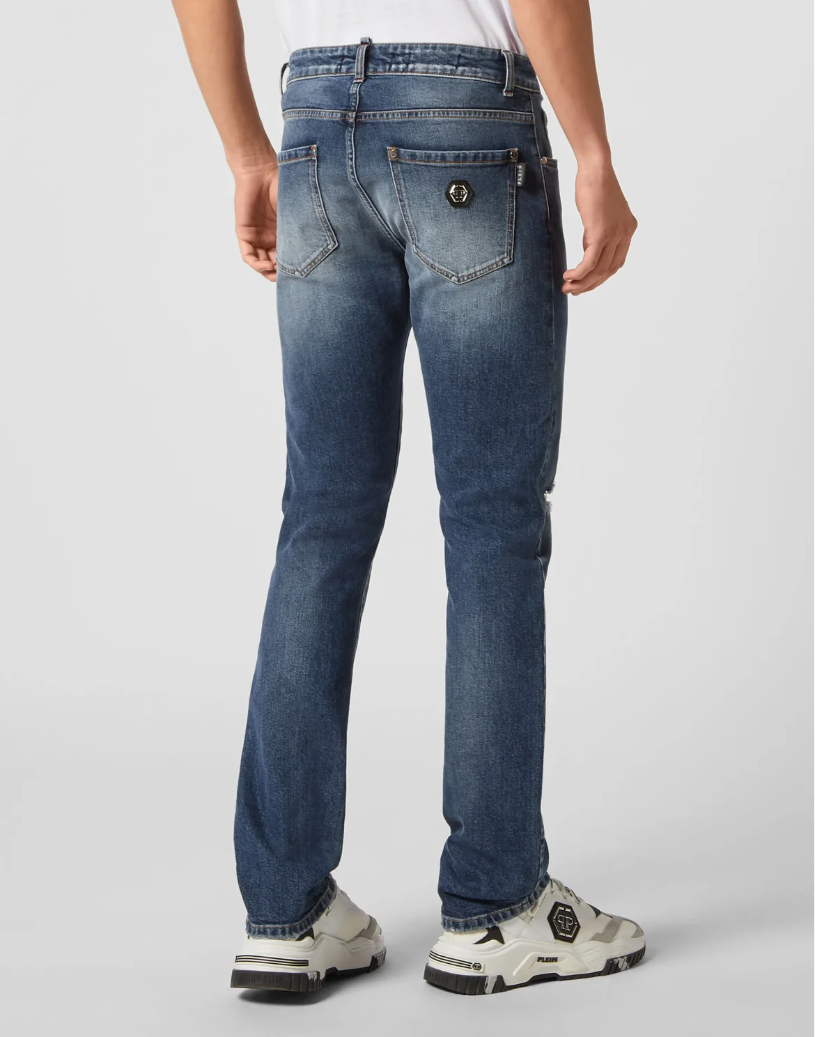 Denim Trousers Super Straight Cut, цвет: Синий