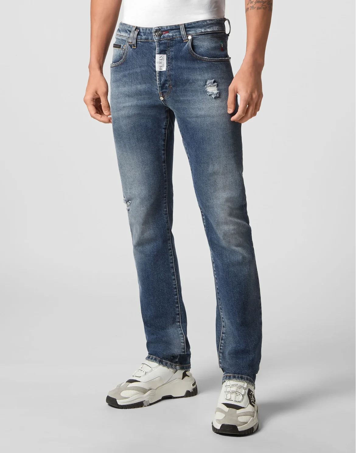 Denim Trousers Super Straight Cut, цвет: Синий