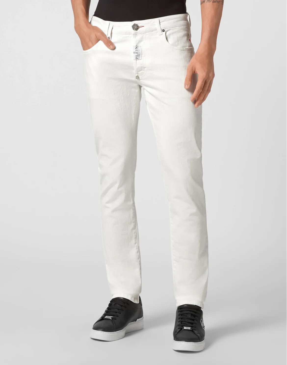 Denim Trousers Super Straight Cut, цвет: Белый