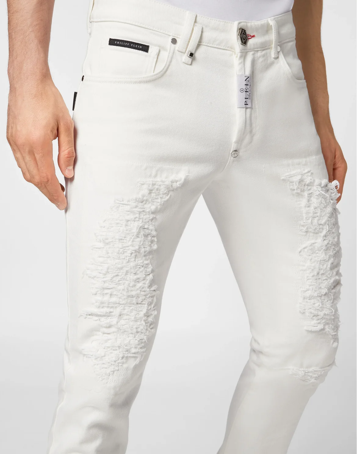 Denim Trousers Super Straight Cut, цвет: Белый