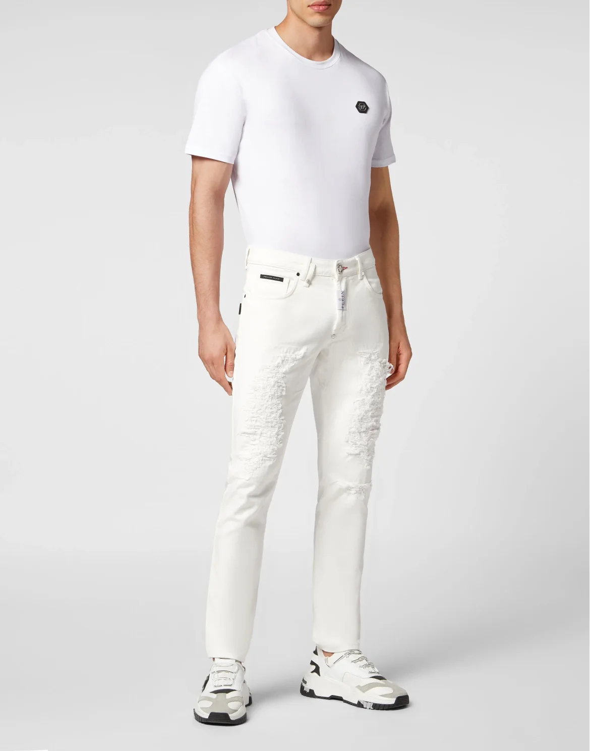 Denim Trousers Super Straight Cut, цвет: Белый