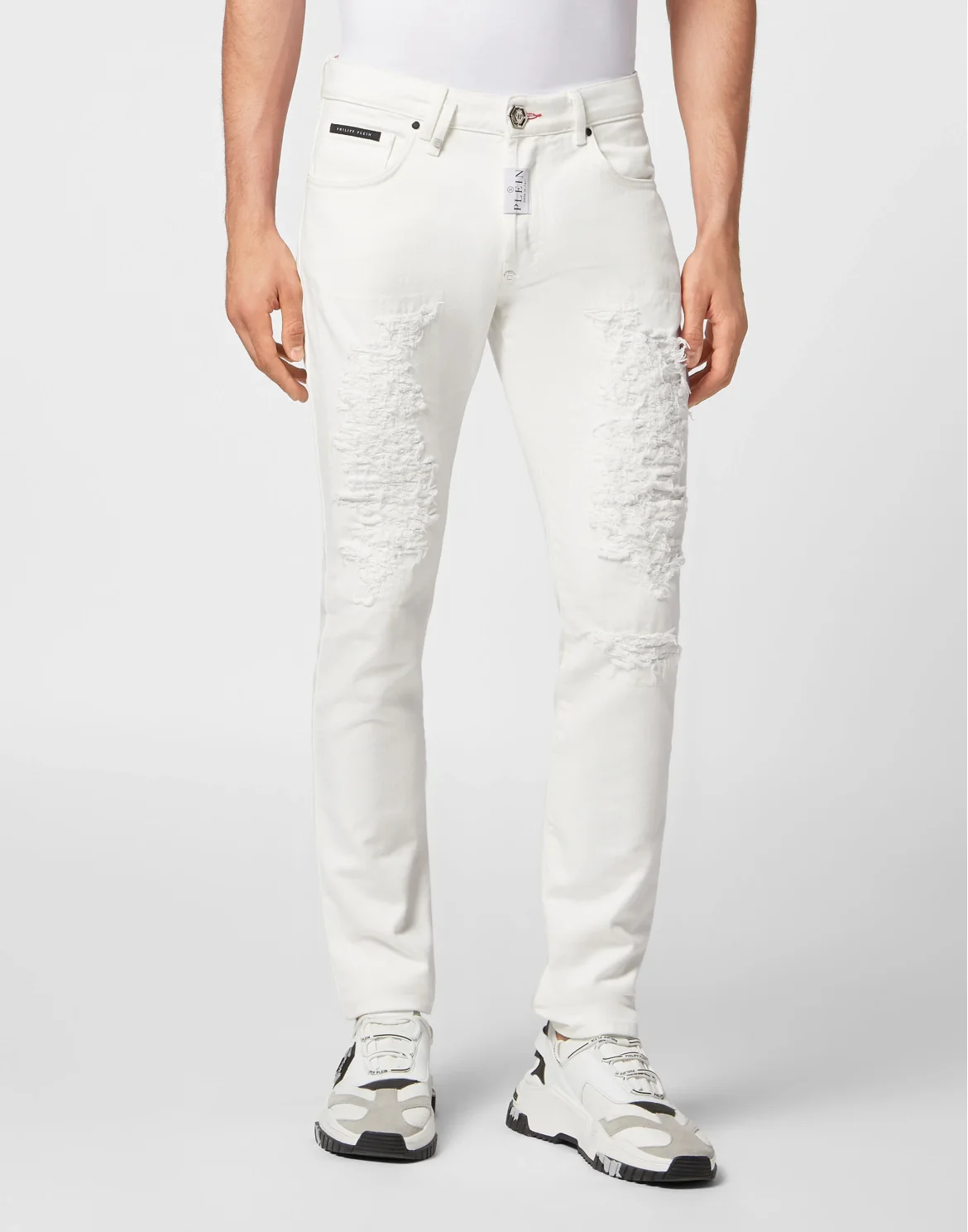 Denim Trousers Super Straight Cut, цвет: Белый