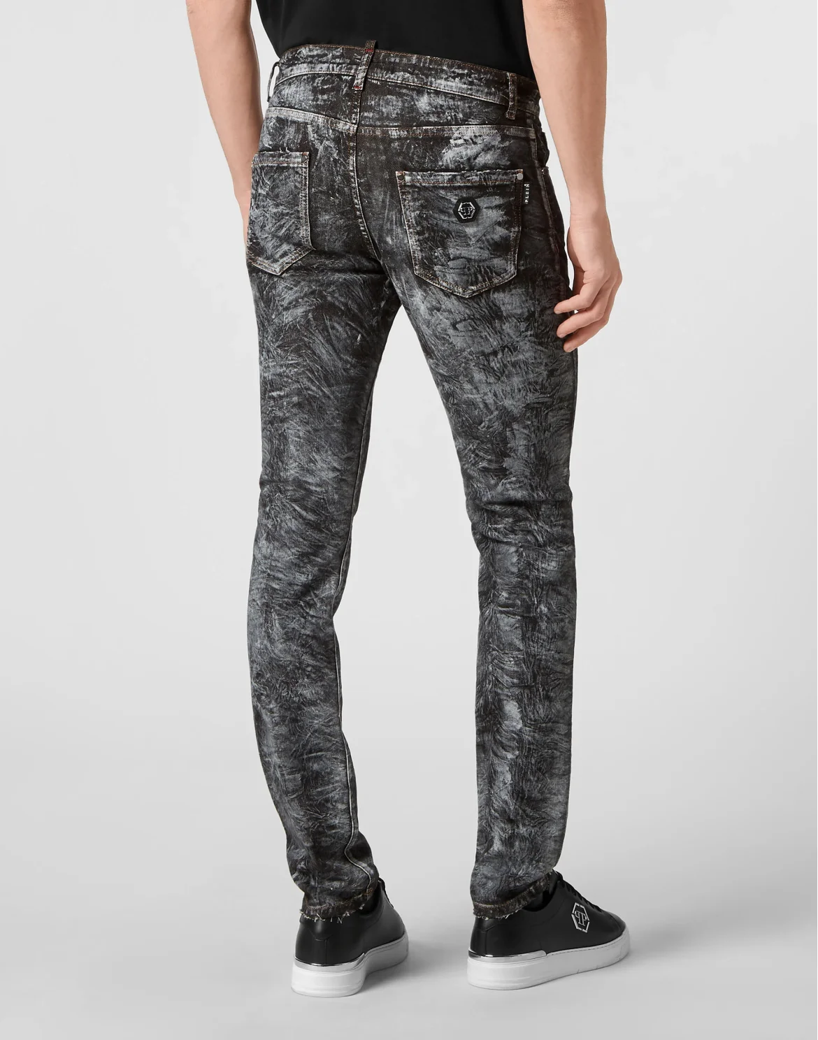 Denim Trousers Super Straight Cut, цвет: Черный
