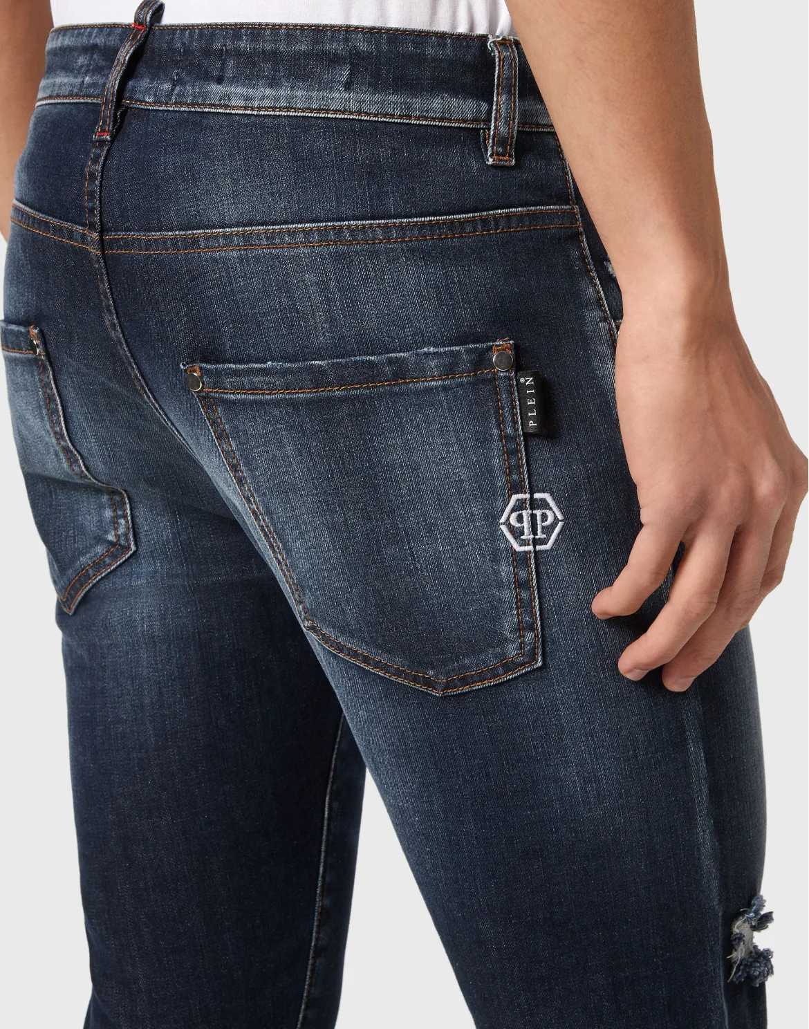 Denim Trousers Skinny Fit, цвет: Синий