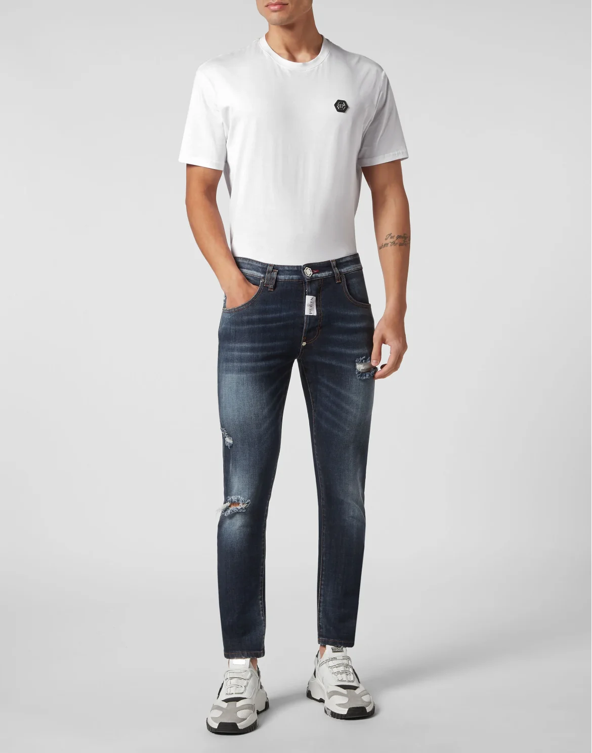 Denim Trousers Skinny Fit, цвет: Синий