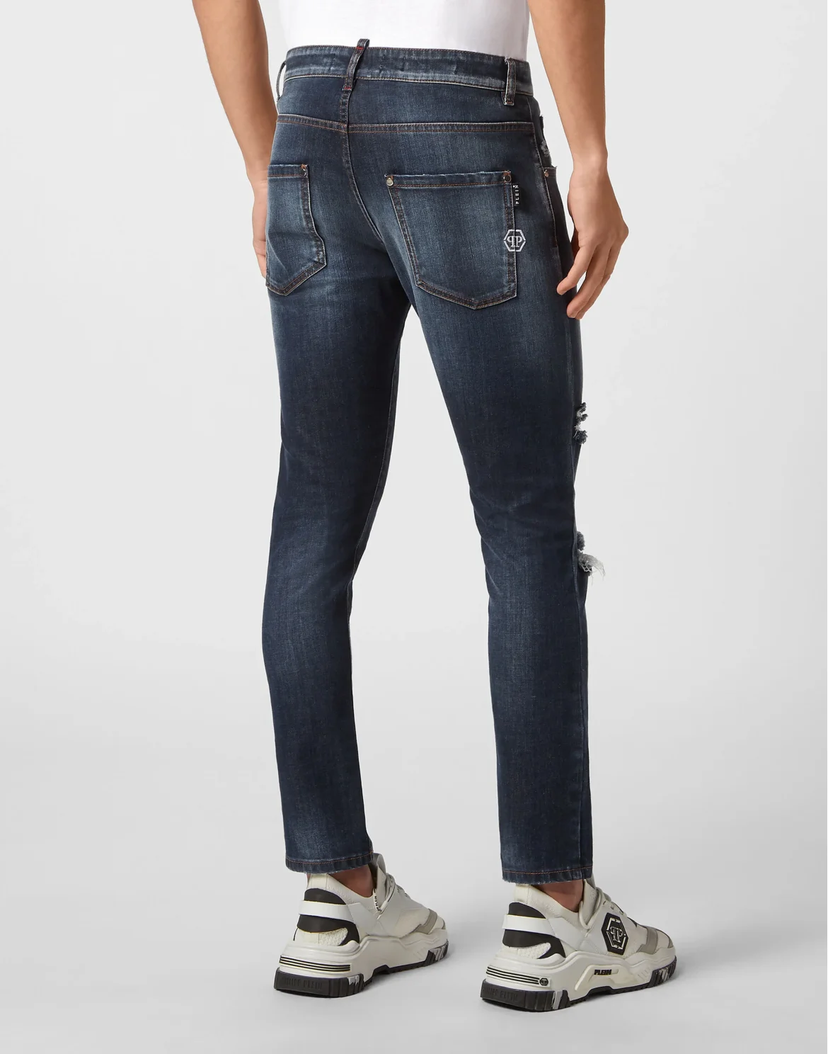 Denim Trousers Skinny Fit, цвет: Синий