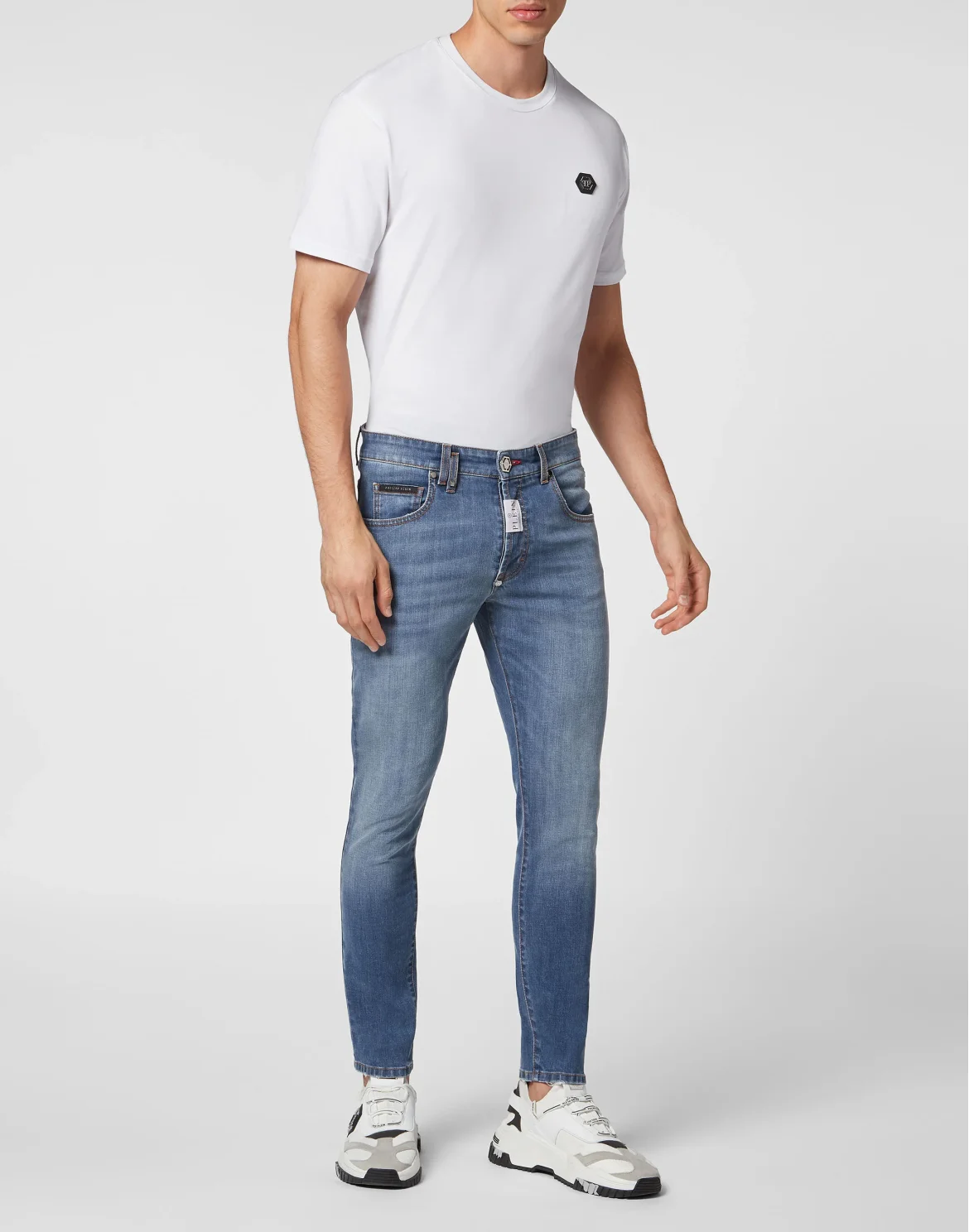 Denim Trousers Skinny Fit, цвет: Синий