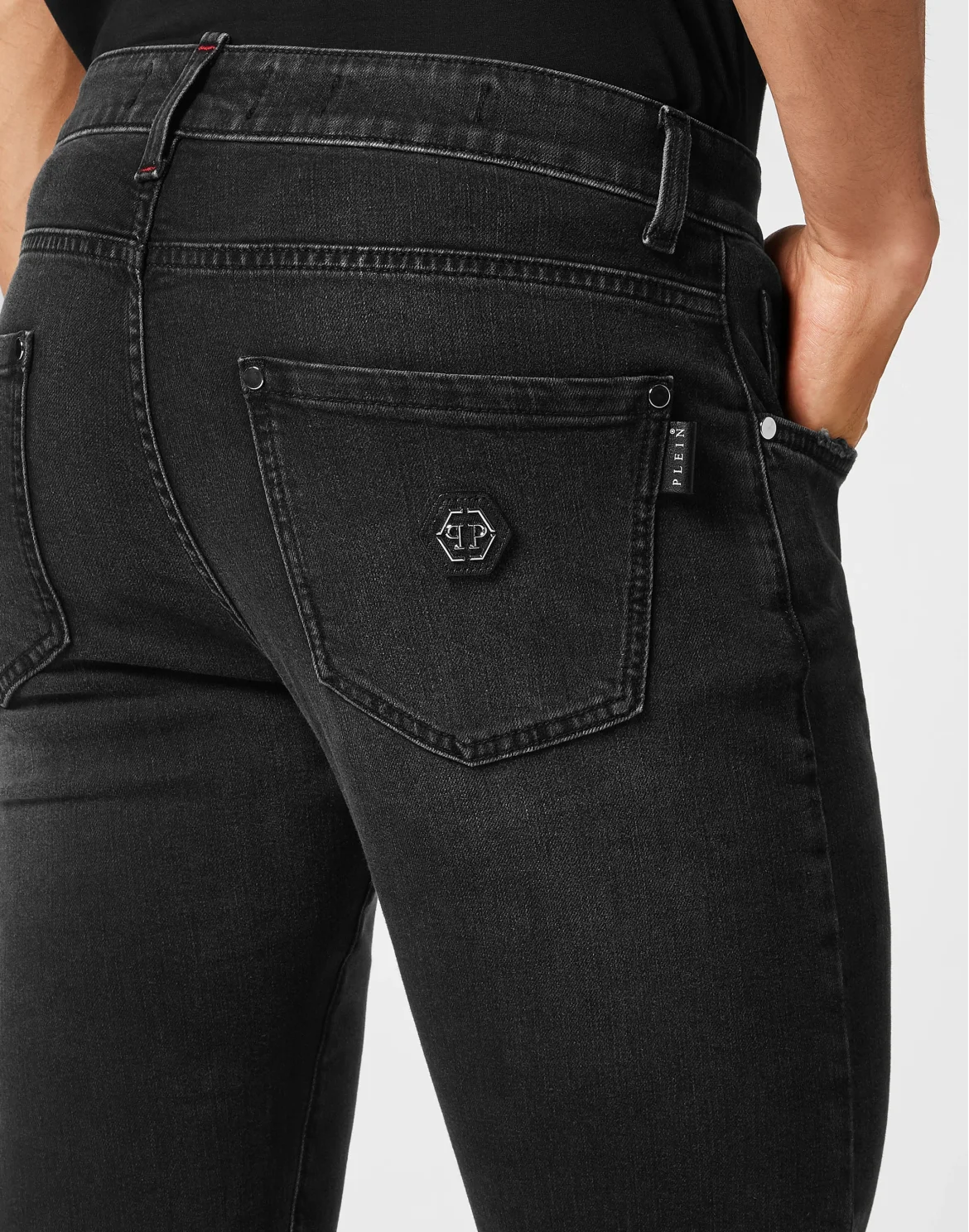 Denim Trousers Straight Supreme, цвет: Черный