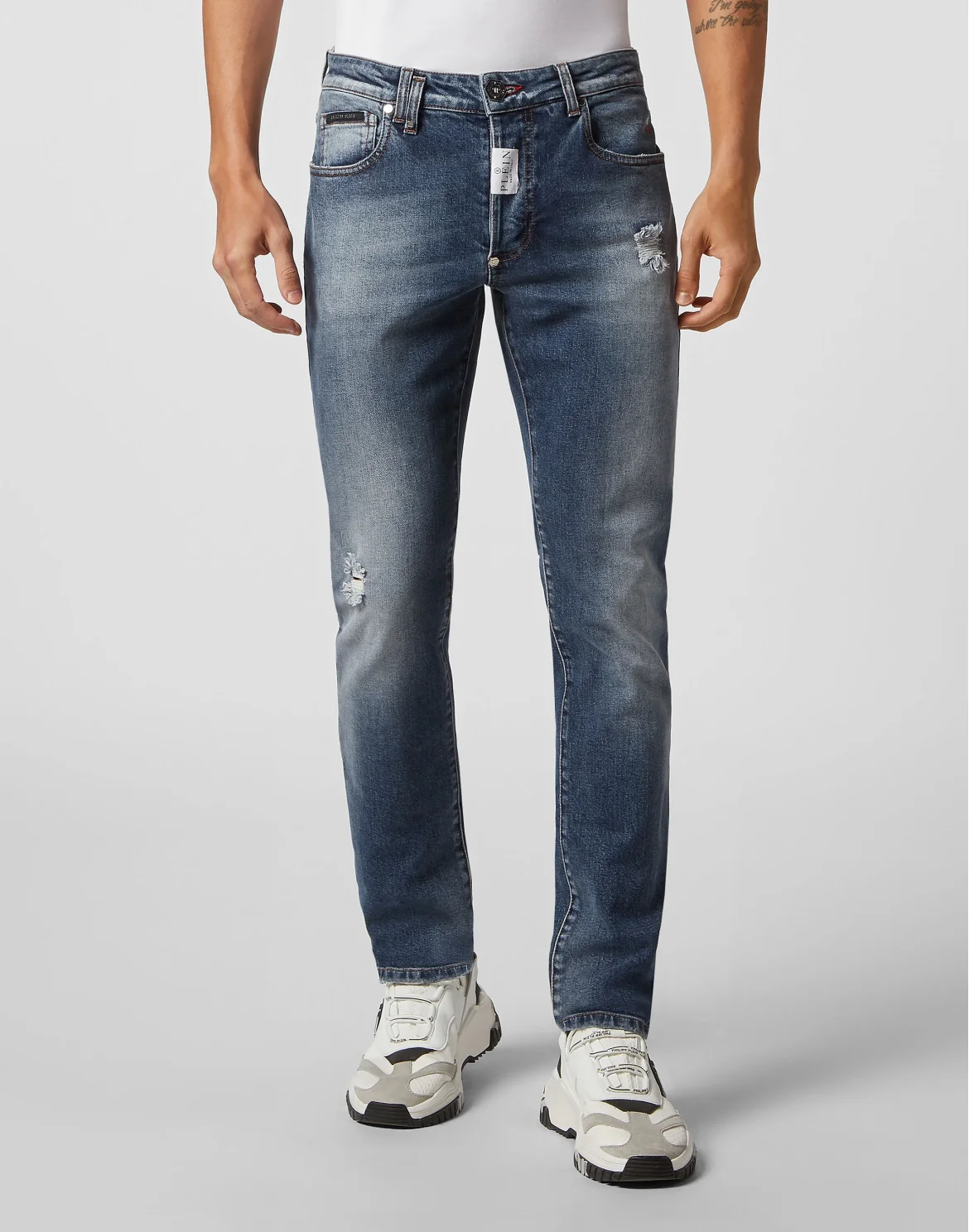 Denim Trousers Straight Supreme, цвет: Синий
