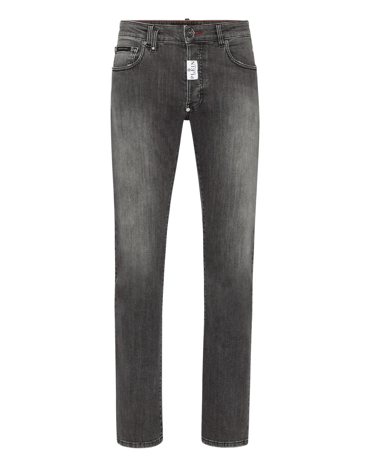 Denim Trousers Straight Supreme, цвет: Серый