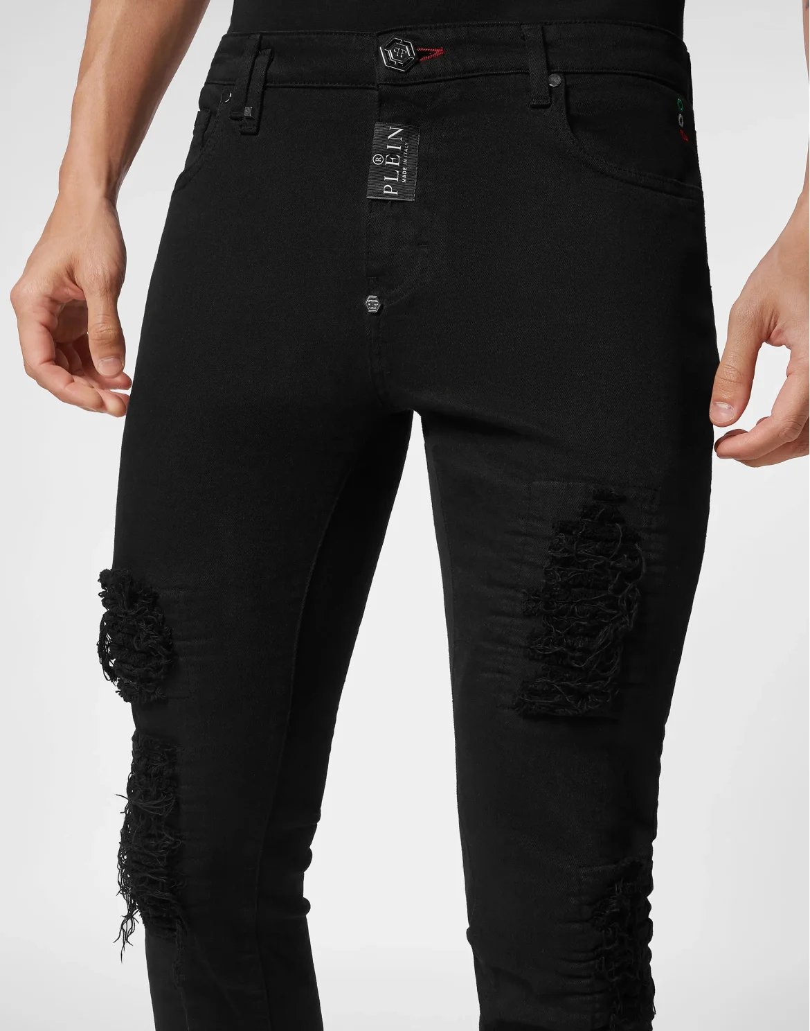 Denim Trousers Rock Star Fit, цвет: Черный