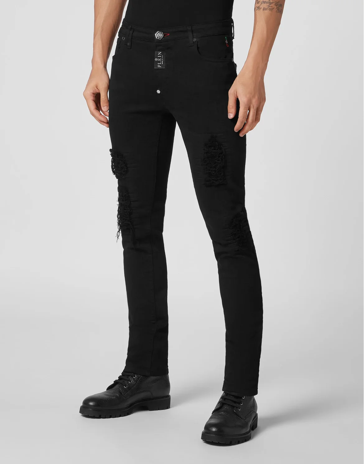 Denim Trousers Rock Star Fit, цвет: Черный