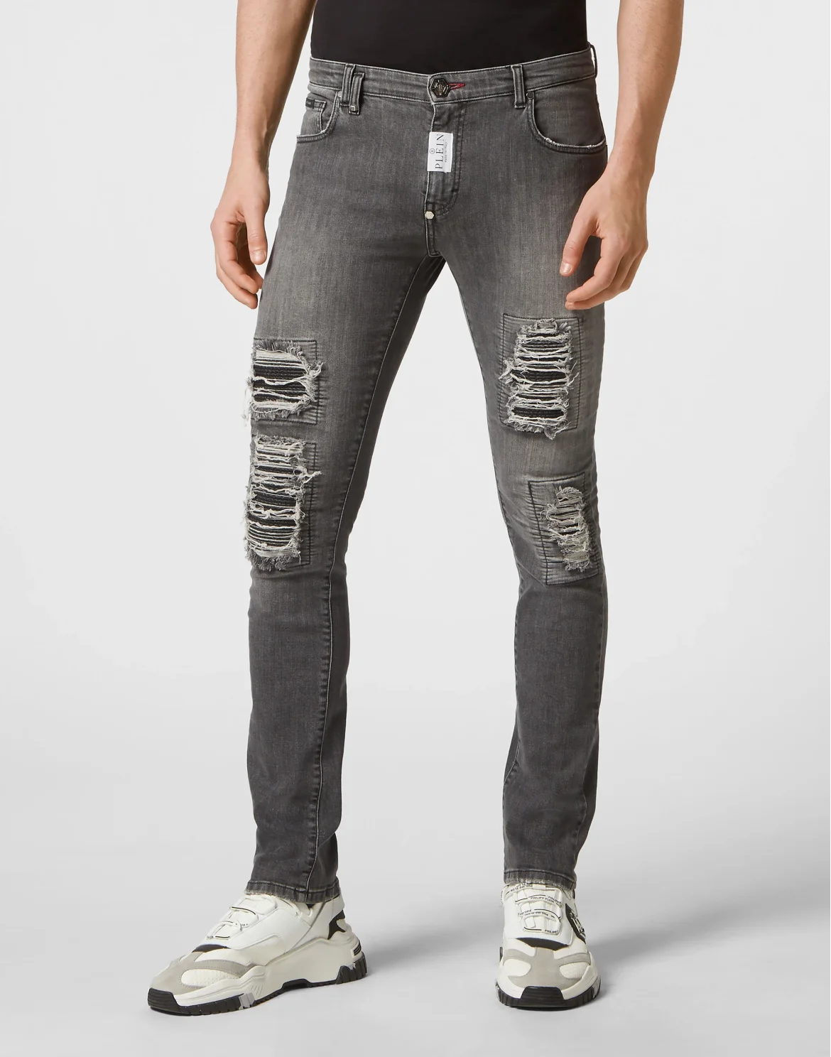Denim Trousers Rock Star Fit, цвет: Серый