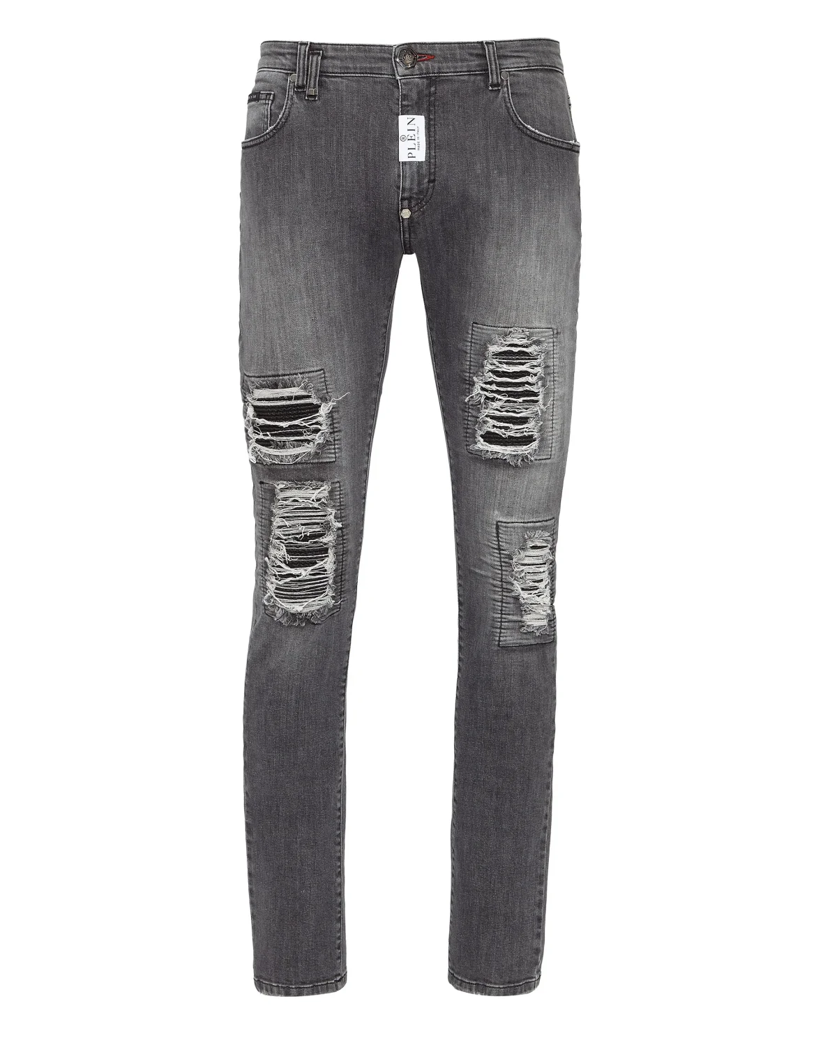 Denim Trousers Rock Star Fit, цвет: Серый