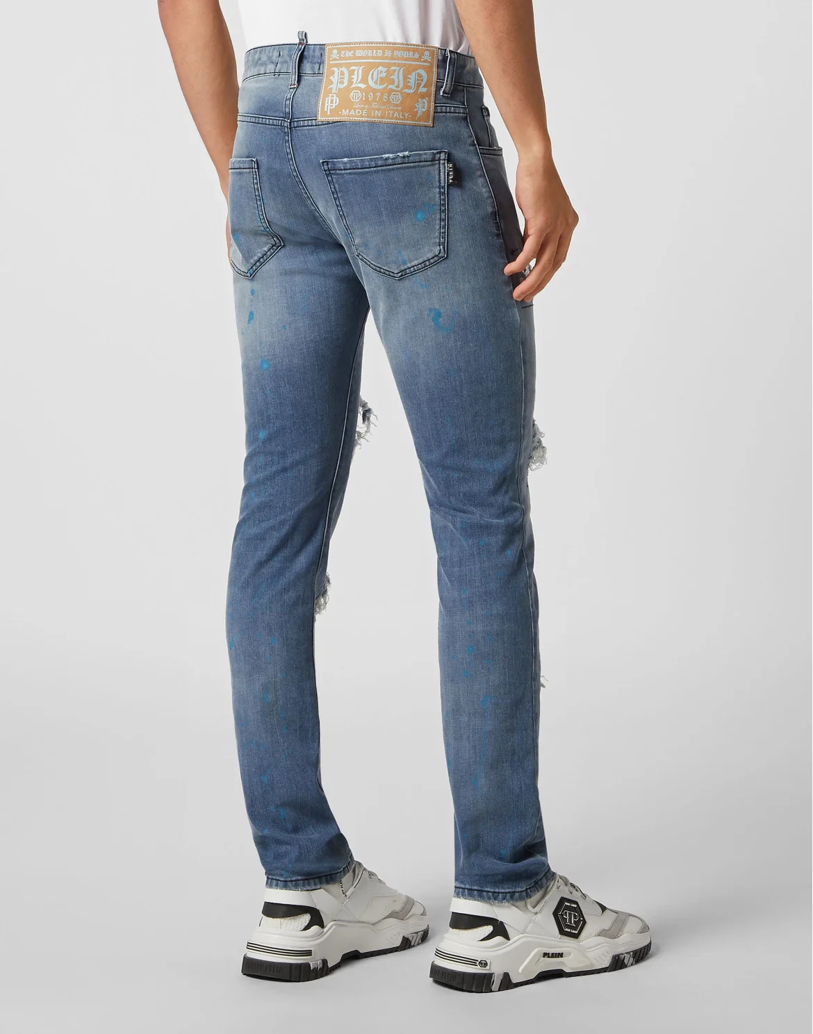 Denim Trousers Super Straight Cut Fit, цвет: Синий