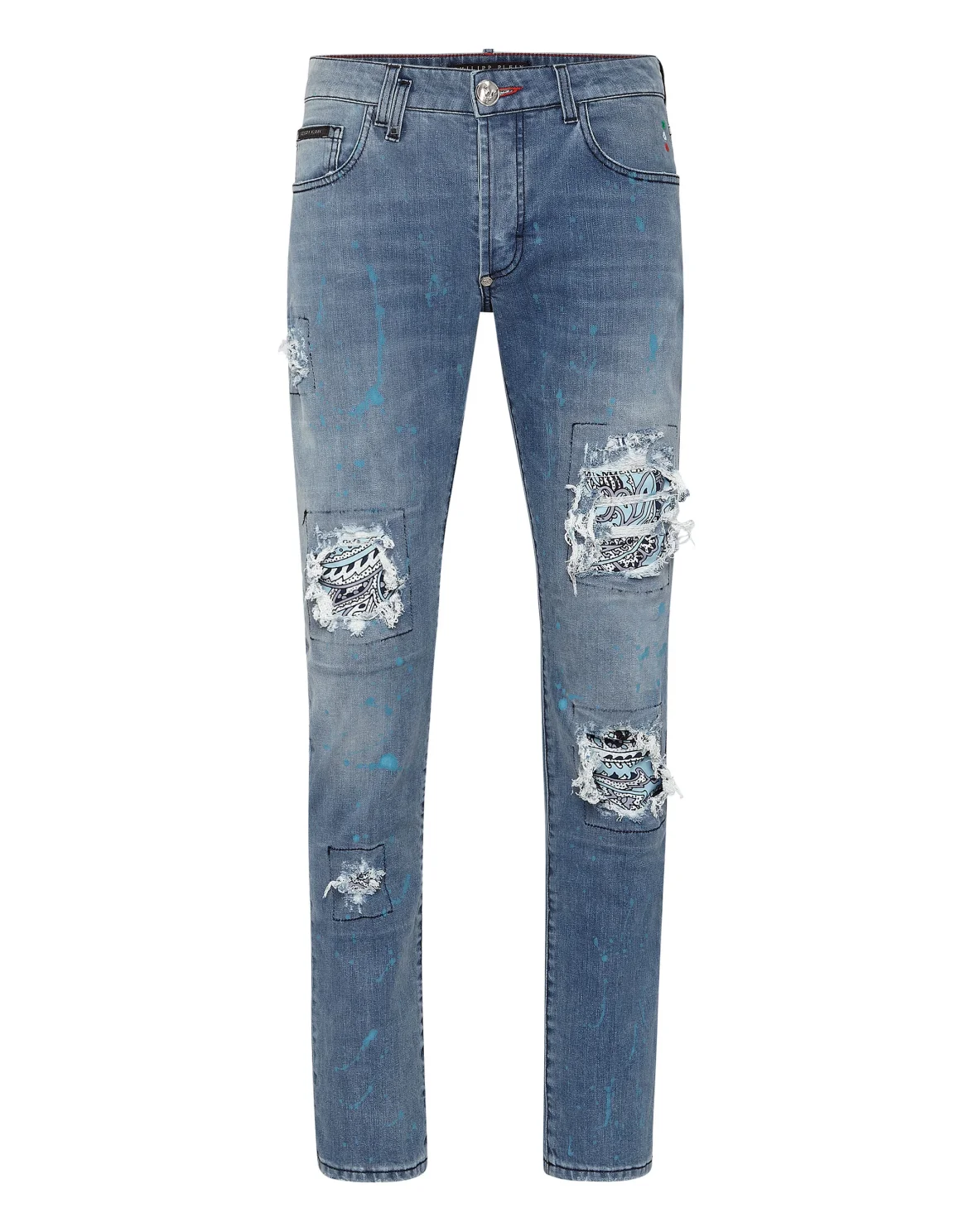 Denim Trousers Super Straight Cut Fit, цвет: Синий