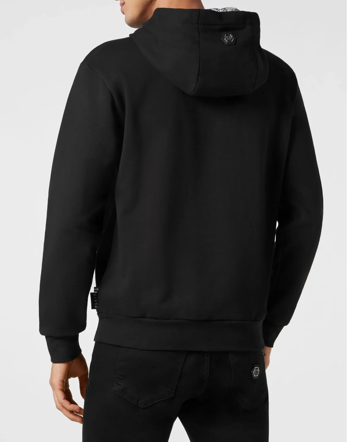 Hoodie Sweatshirt Paisley Skull, цвет: Черный