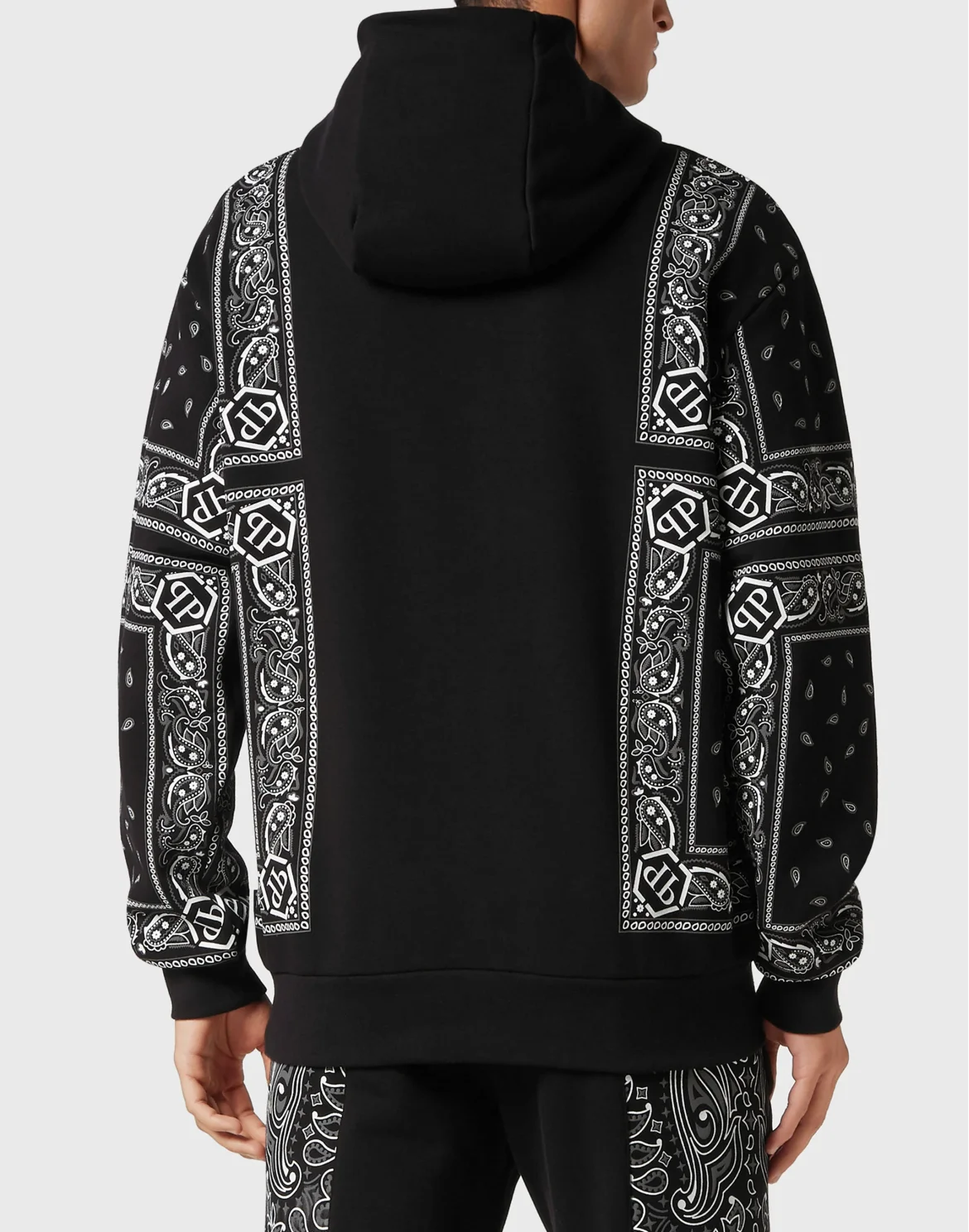 Hoodie sweatshirt Paisley Bandana, цвет: Черный
