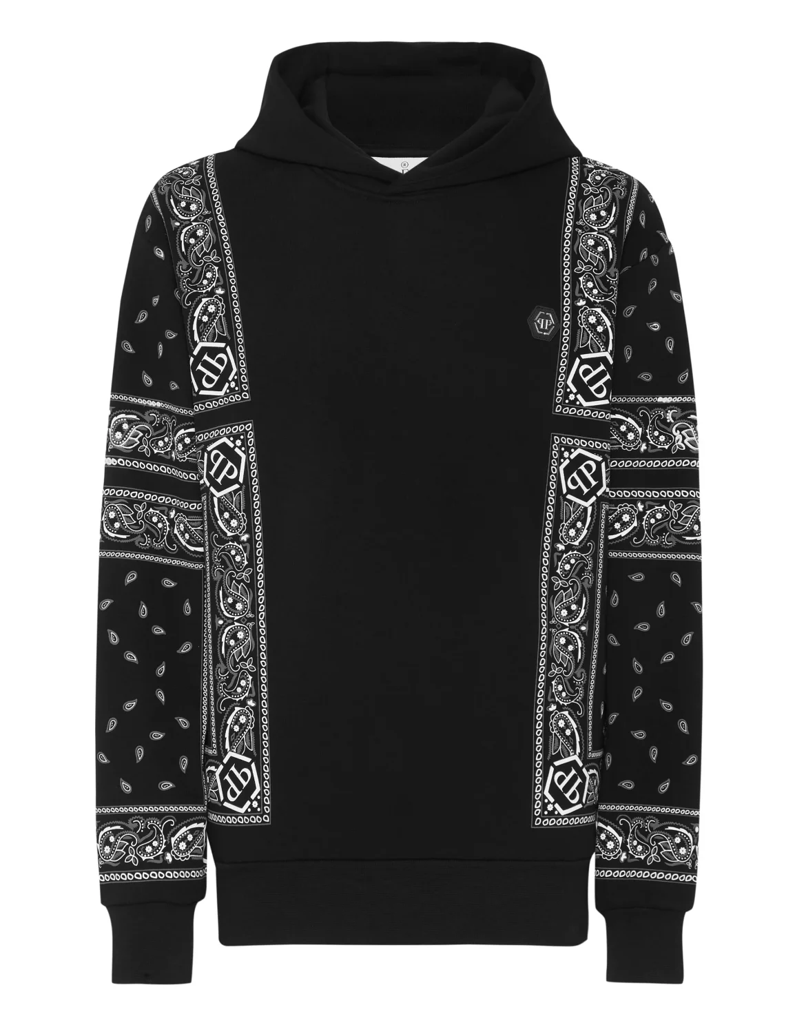 Hoodie sweatshirt Paisley Bandana, цвет: Черный