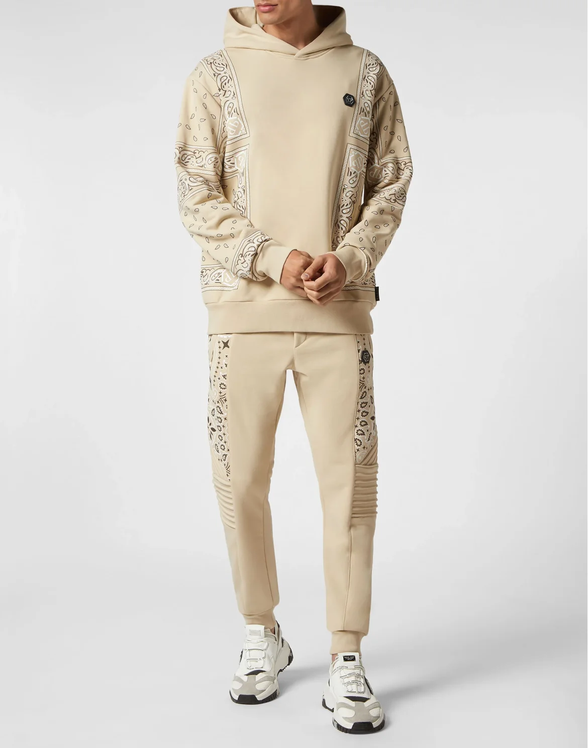 Hoodie sweatshirt Paisley Bandana, цвет: Бежевый