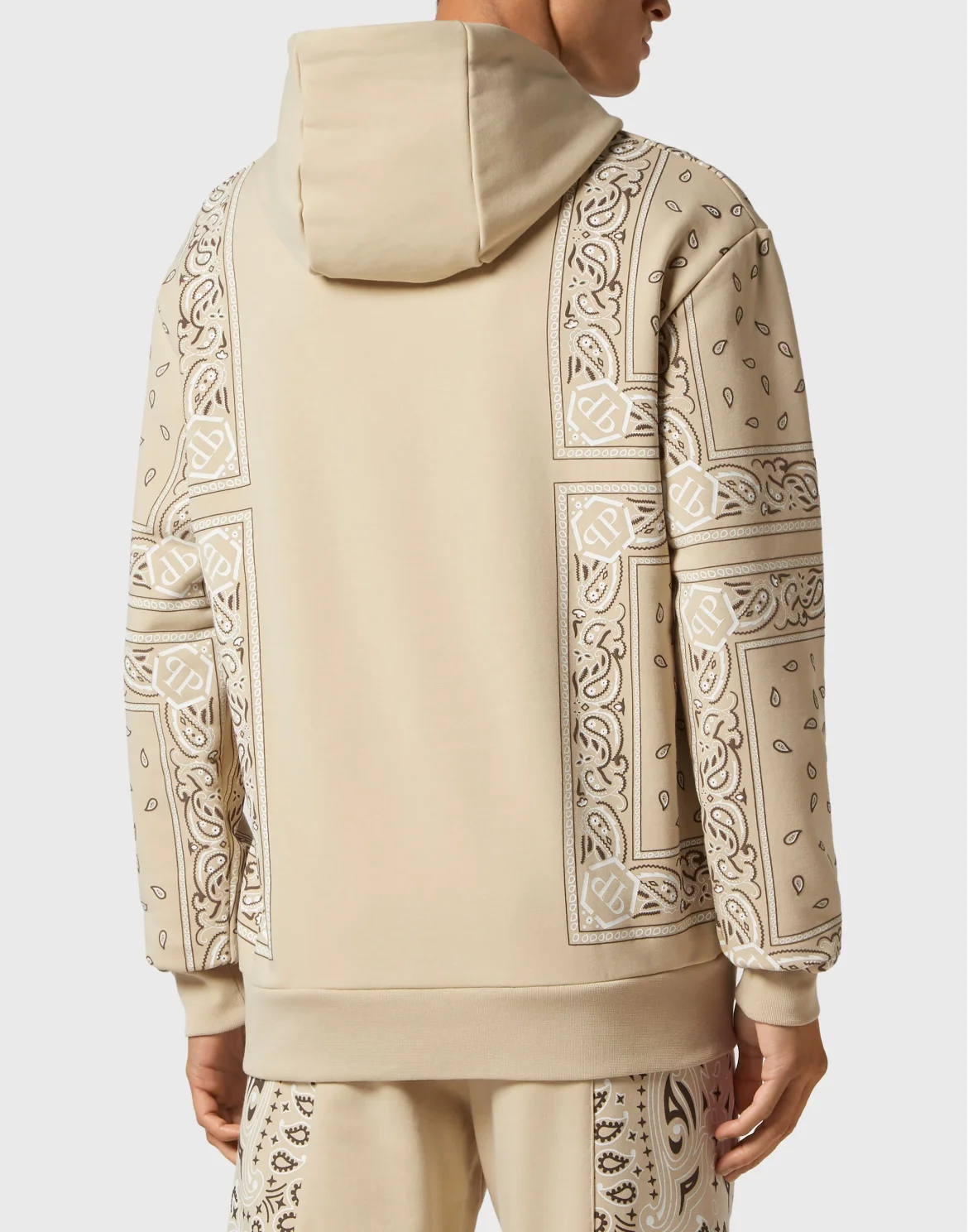Hoodie sweatshirt Paisley Bandana, цвет: Бежевый