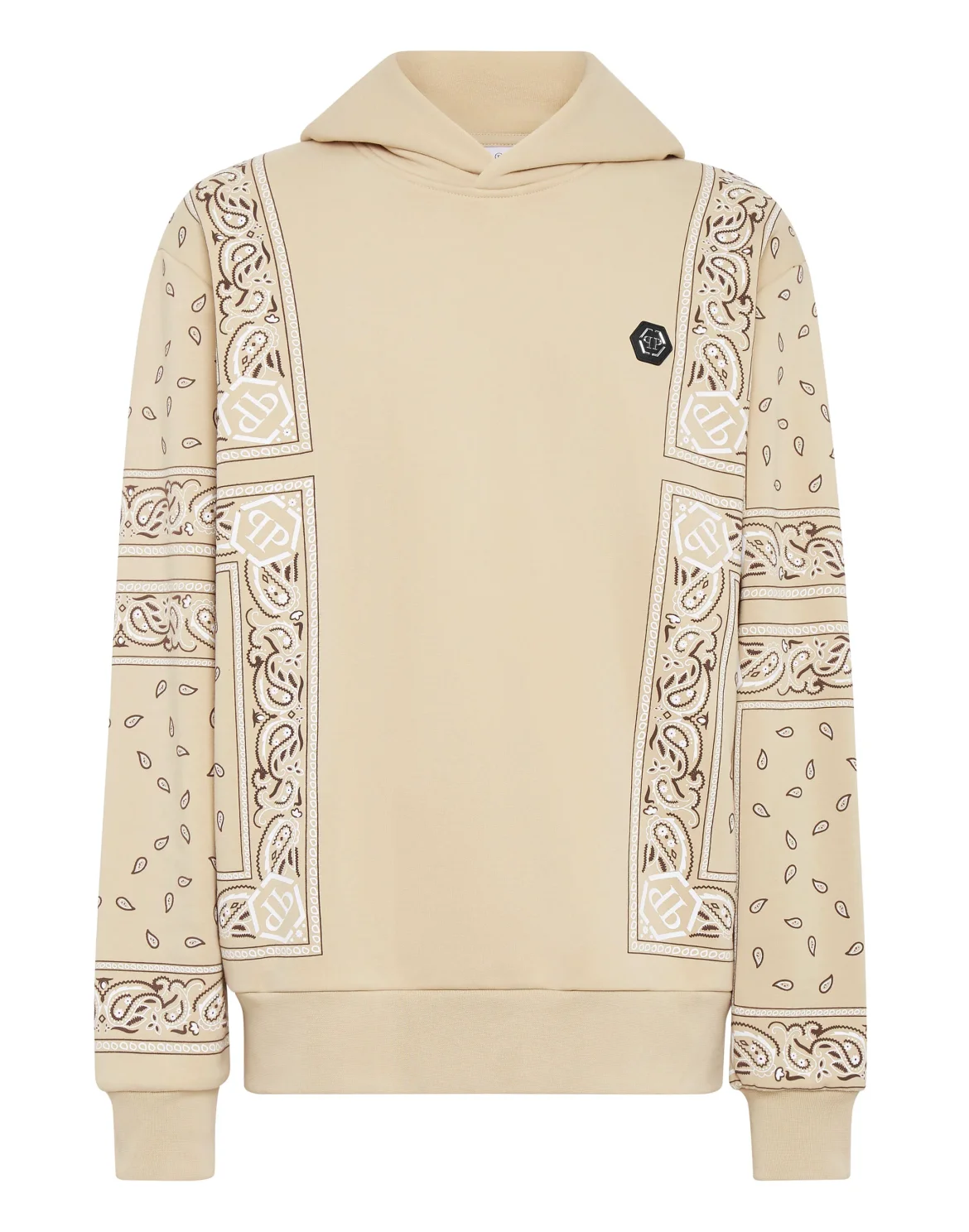 Hoodie sweatshirt Paisley Bandana, цвет: Бежевый