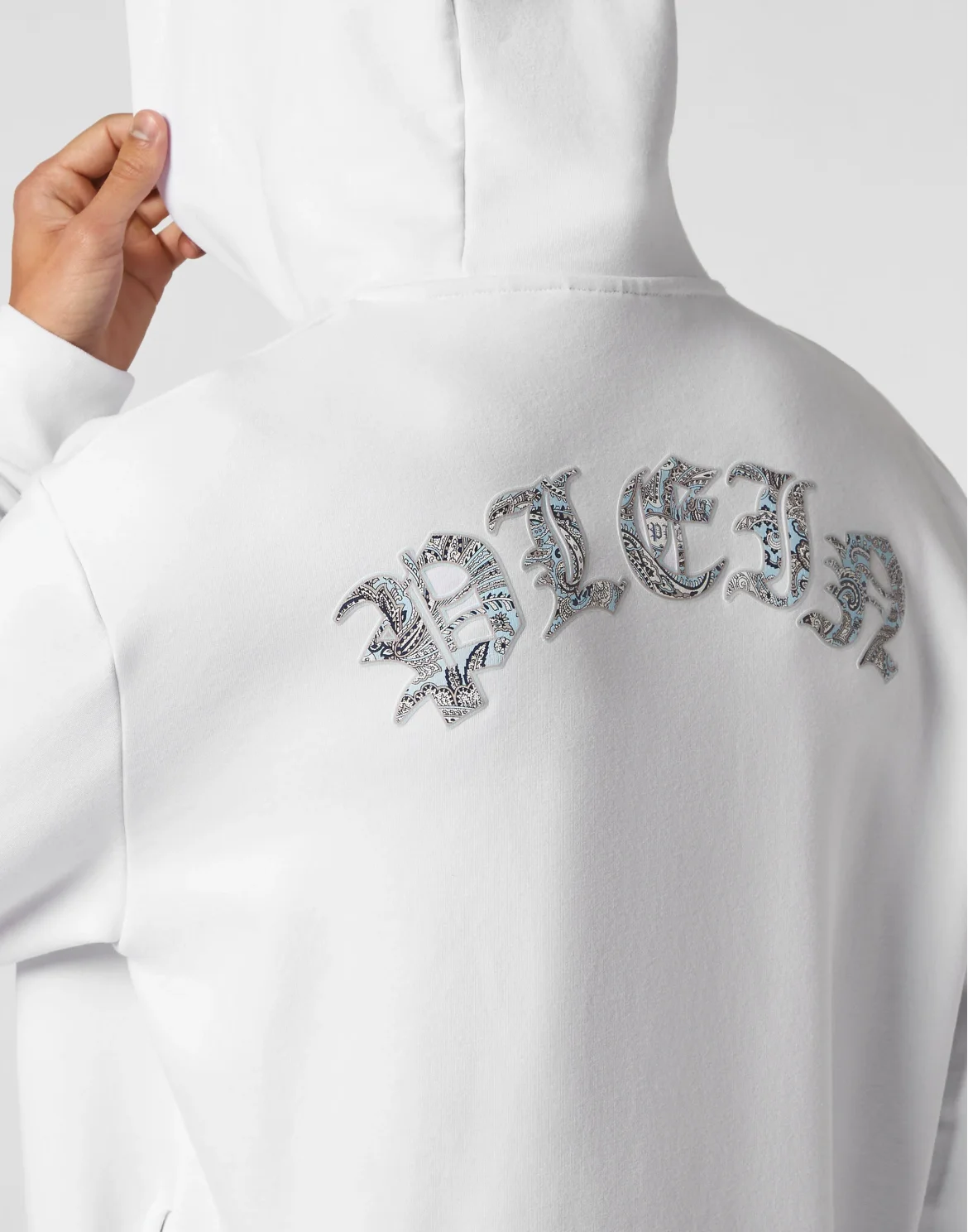 Hoodie sweatshirt Paisley Teddy Bear, цвет: Белый