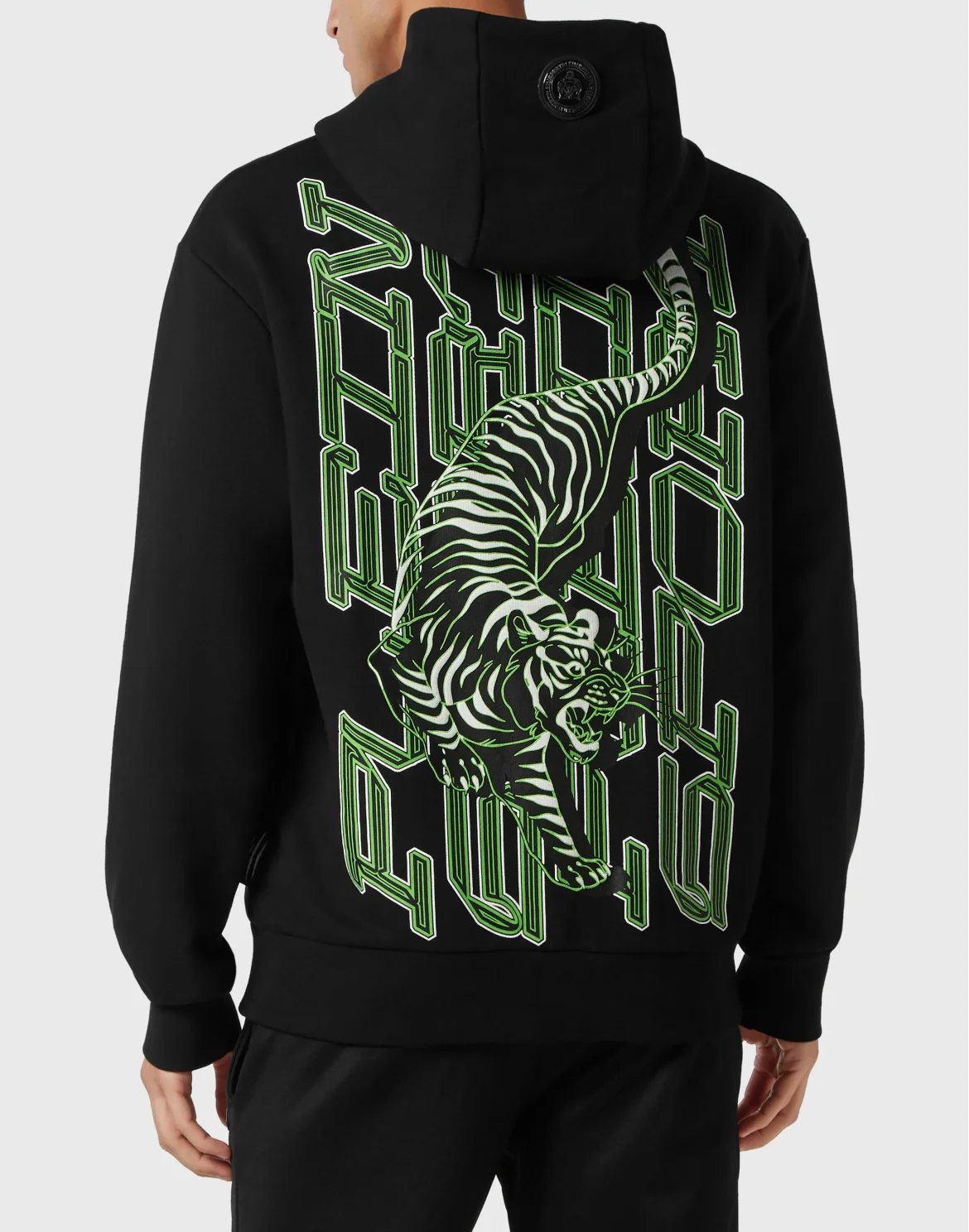 Hoodie Sweatshirt Tiger, цвет: Зеленый