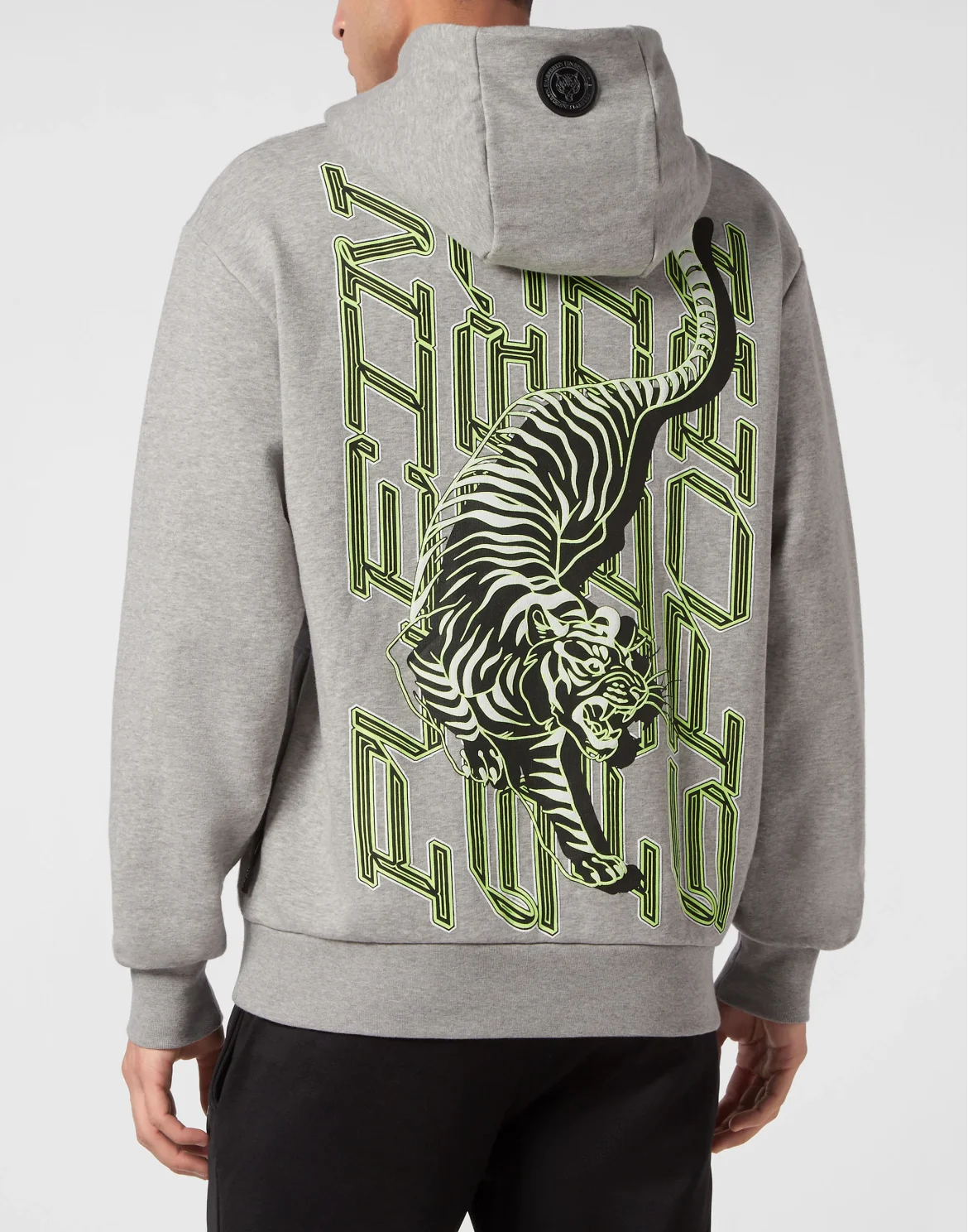 Hoodie Sweatshirt Tiger, цвет: Серый