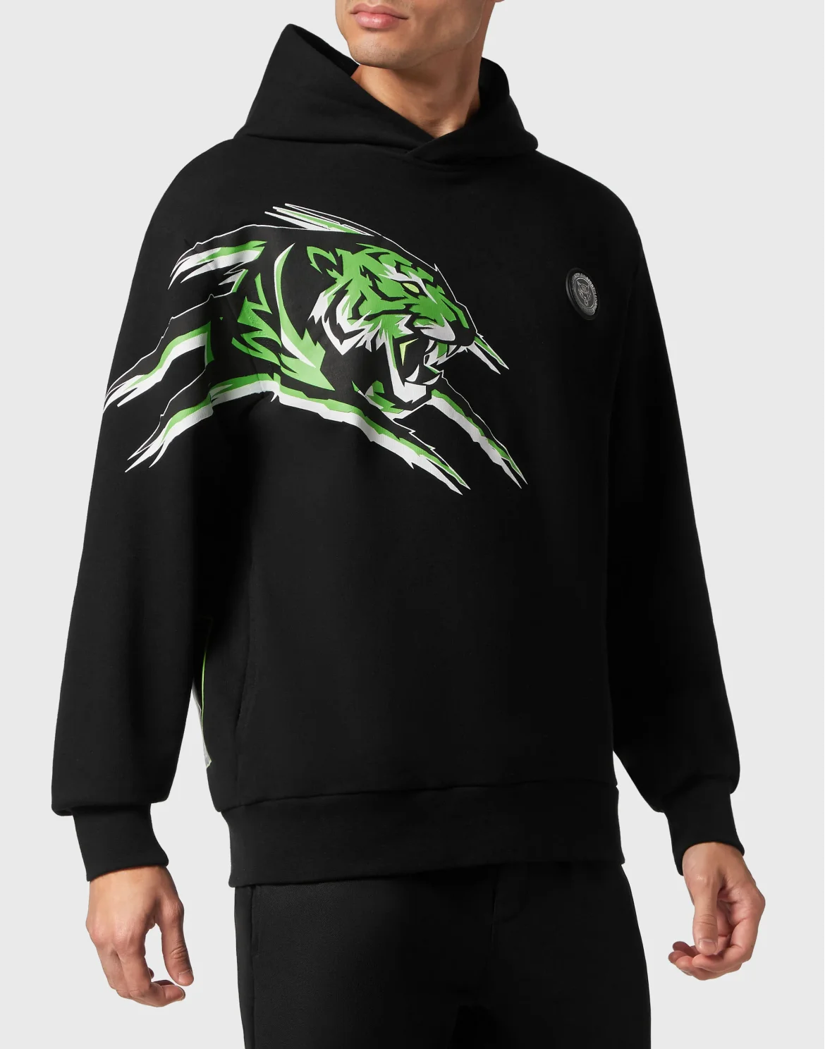 Hoodie Sweatshirt Tiger, цвет: Зеленый