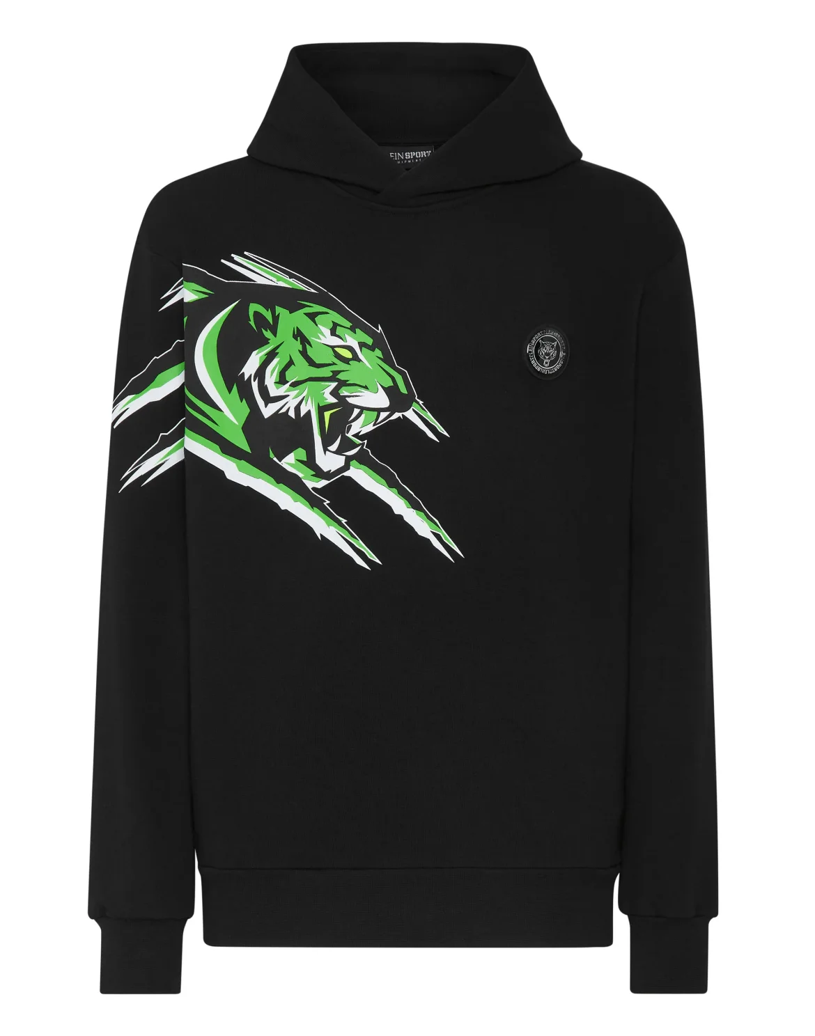 Hoodie Sweatshirt Tiger, цвет: Зеленый