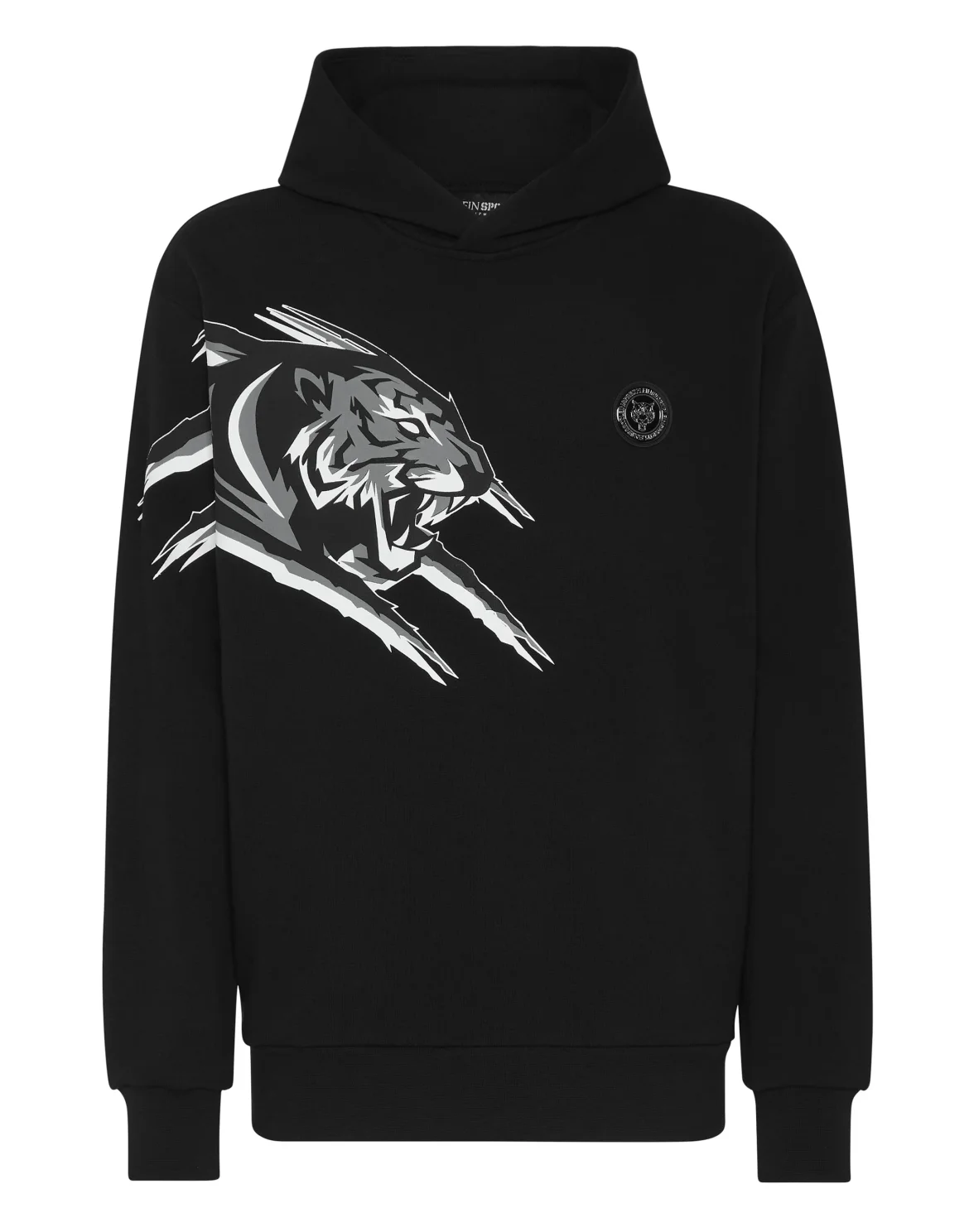 Hoodie Sweatshirt Tiger, цвет: Черный