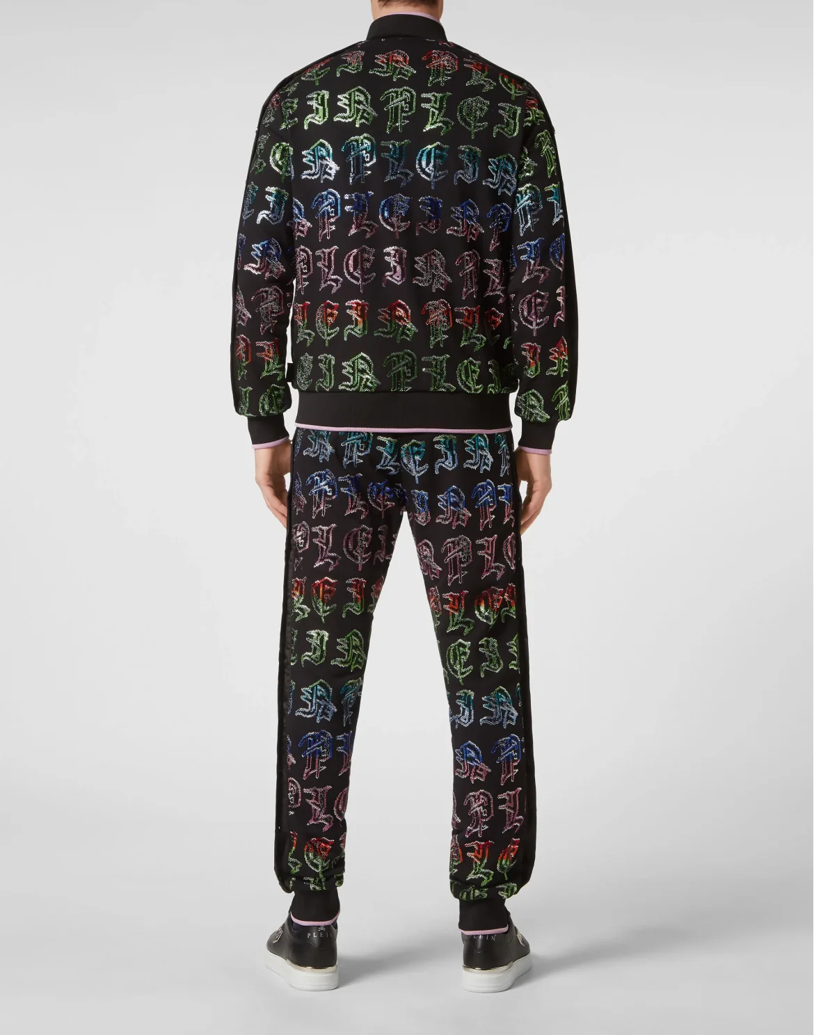 Jogging Tracksuit: Top/Trousers Gothic Plein, цвет: Черный