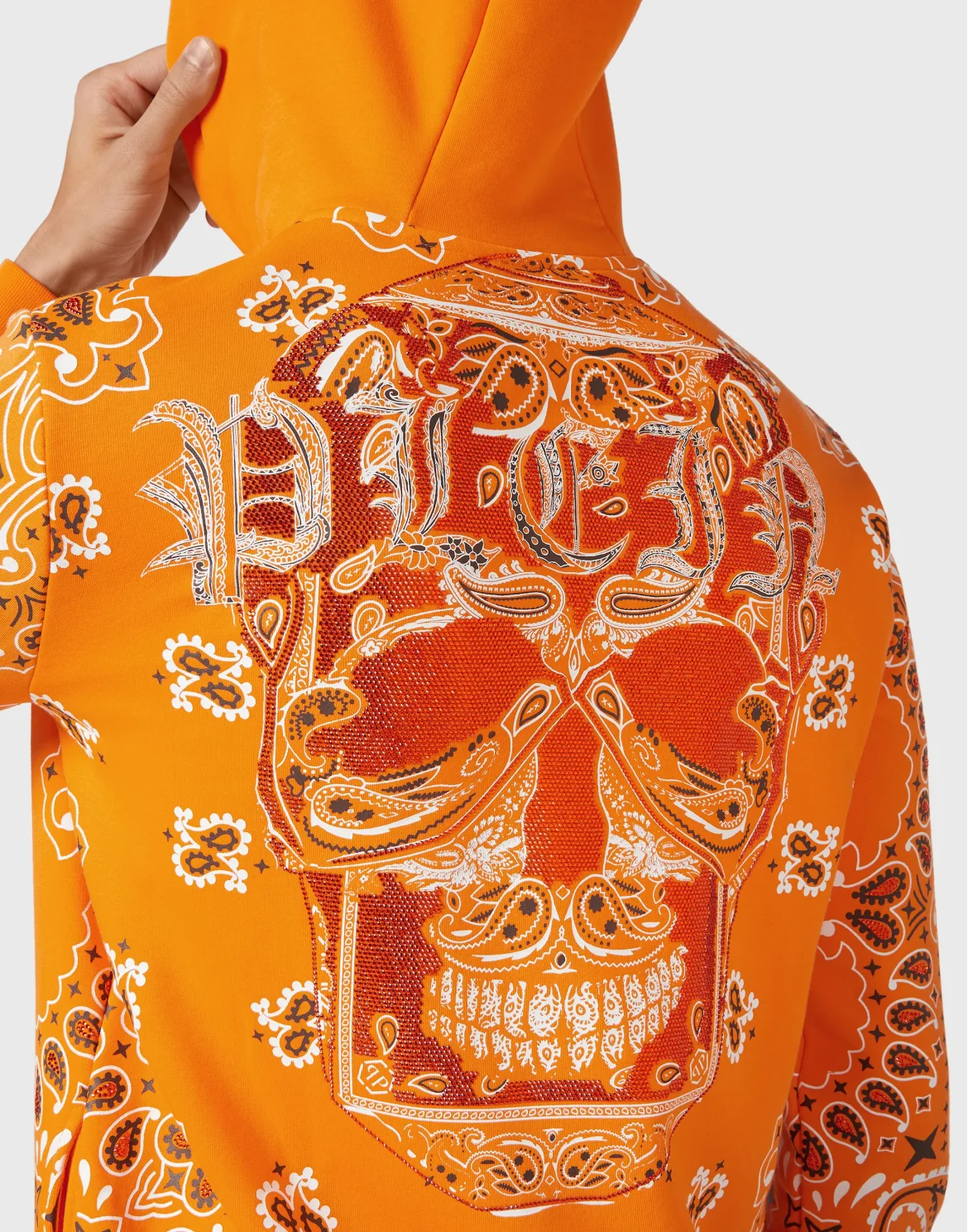 Jogging Tracksuit: Hoodie/Trousers Paisley Bandana, цвет: Оранжевый