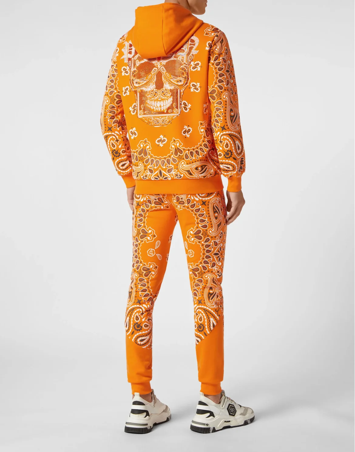 Jogging Tracksuit: Hoodie/Trousers Paisley Bandana, цвет: Оранжевый