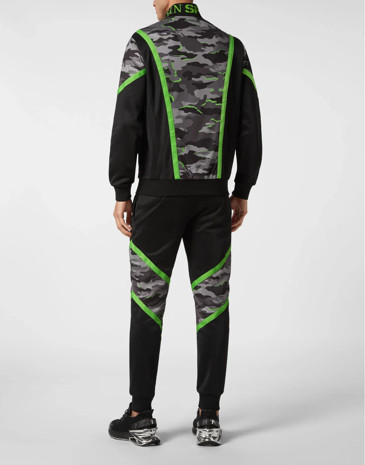 Jogging Tracksuit: Top/Trousers Neon Amazon Edition (Camouflage), цвет: Зеленый