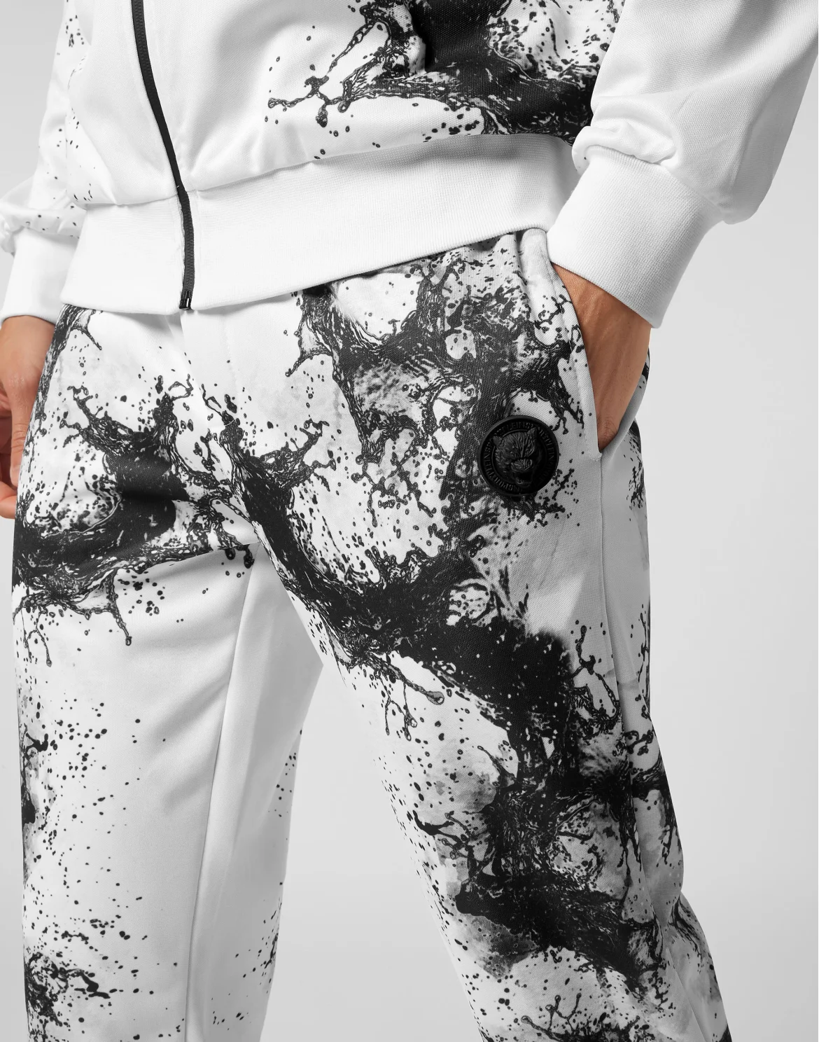 Jogging Tracksuit: Top/Trousers Splash Extreme, цвет: Белый
